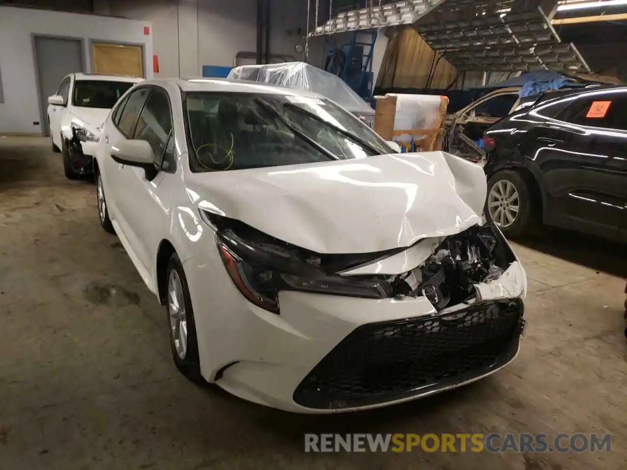 1 Photograph of a damaged car JTDHPRAE1LJ060011 TOYOTA COROLLA 2020