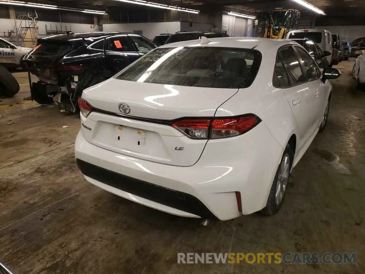 4 Photograph of a damaged car JTDHPRAE1LJ060011 TOYOTA COROLLA 2020