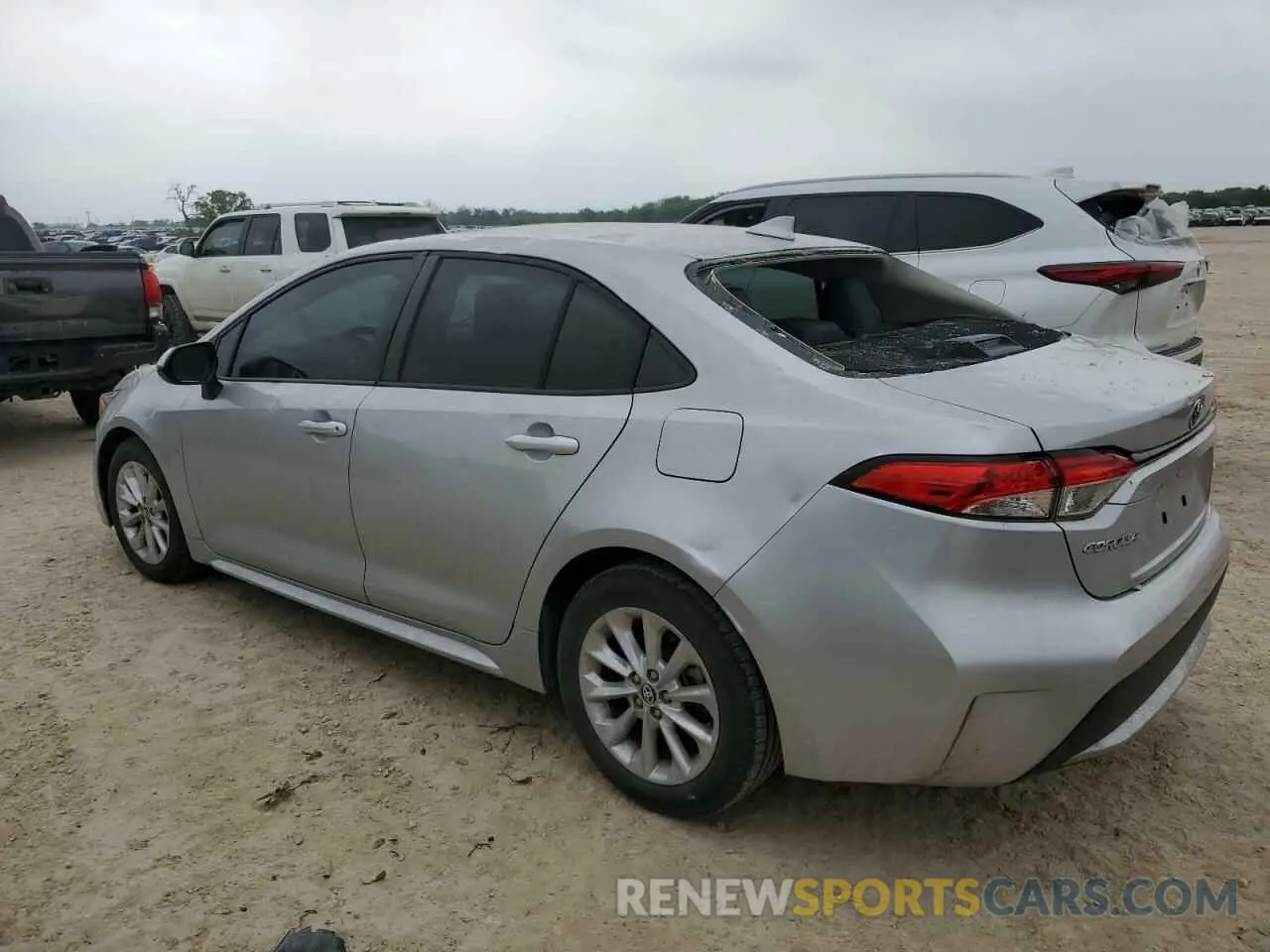 2 Photograph of a damaged car JTDHPRAE2LJ001792 TOYOTA COROLLA 2020