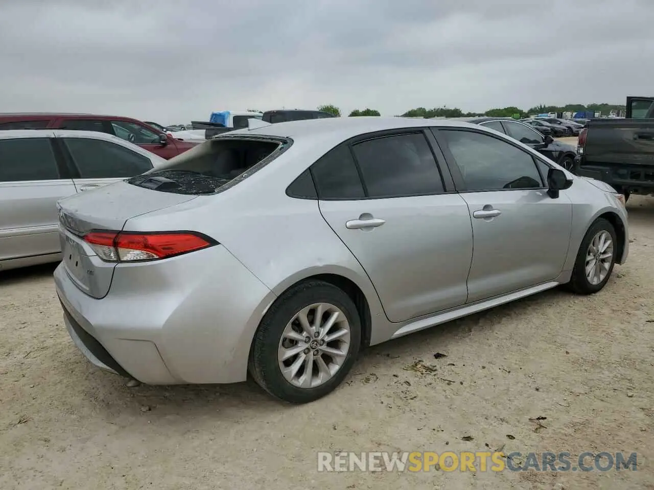 3 Photograph of a damaged car JTDHPRAE2LJ001792 TOYOTA COROLLA 2020