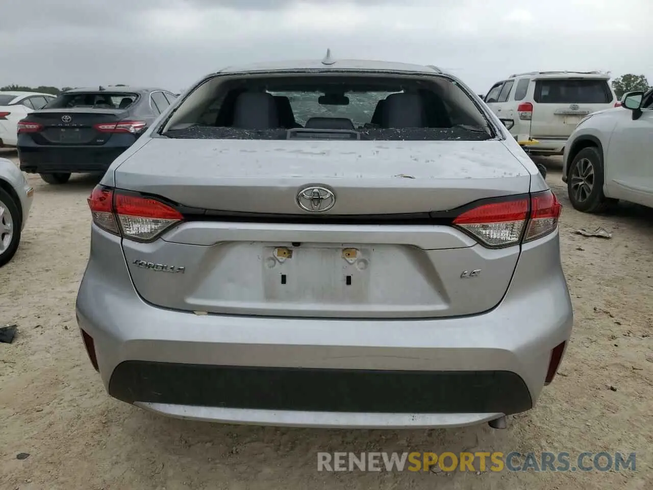 6 Photograph of a damaged car JTDHPRAE2LJ001792 TOYOTA COROLLA 2020
