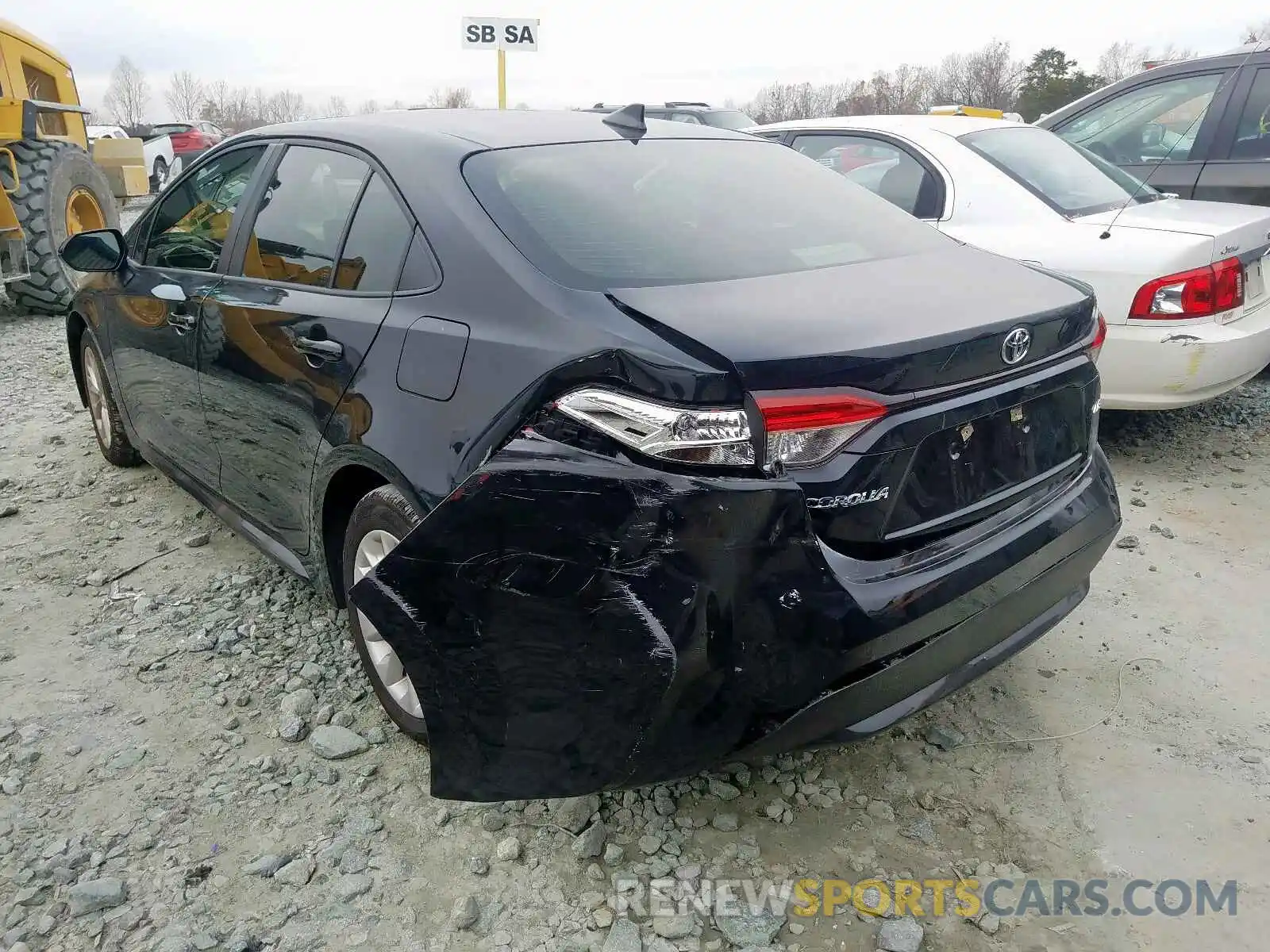 3 Photograph of a damaged car JTDHPRAE2LJ014137 TOYOTA COROLLA 2020