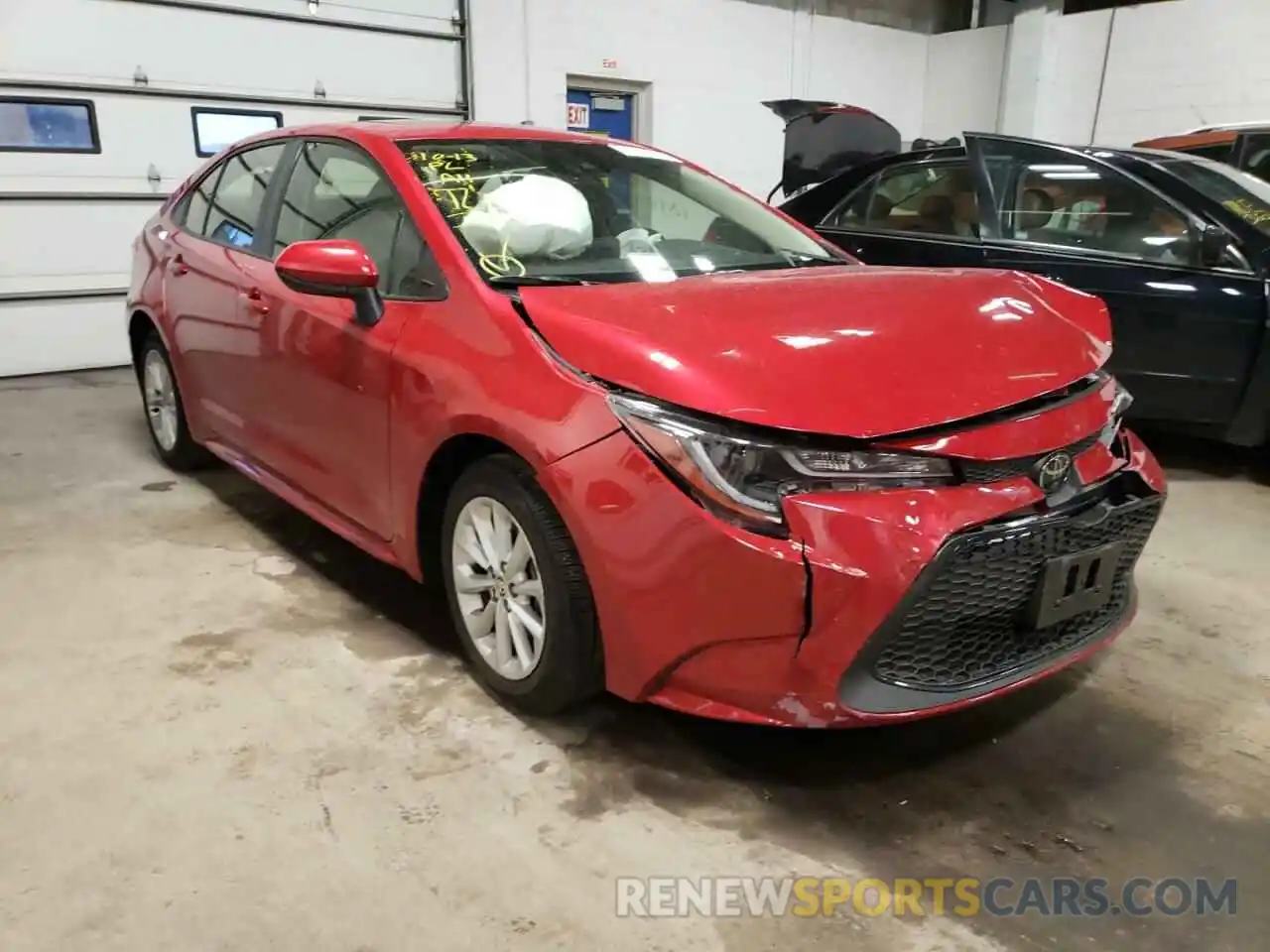 1 Photograph of a damaged car JTDHPRAE2LJ034372 TOYOTA COROLLA 2020