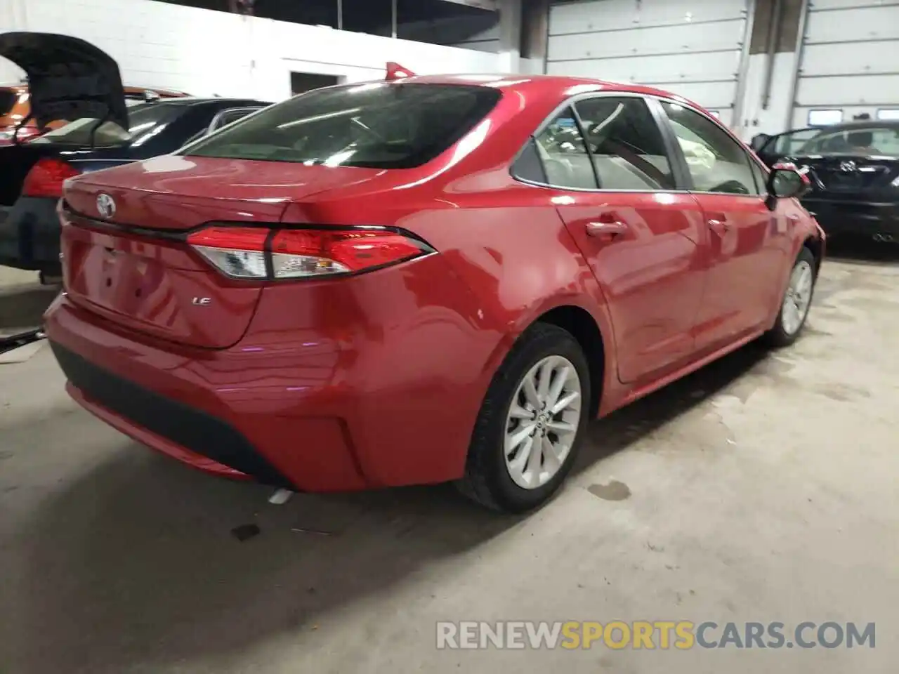 4 Photograph of a damaged car JTDHPRAE2LJ034372 TOYOTA COROLLA 2020