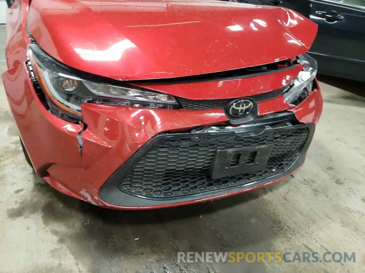 9 Photograph of a damaged car JTDHPRAE2LJ034372 TOYOTA COROLLA 2020