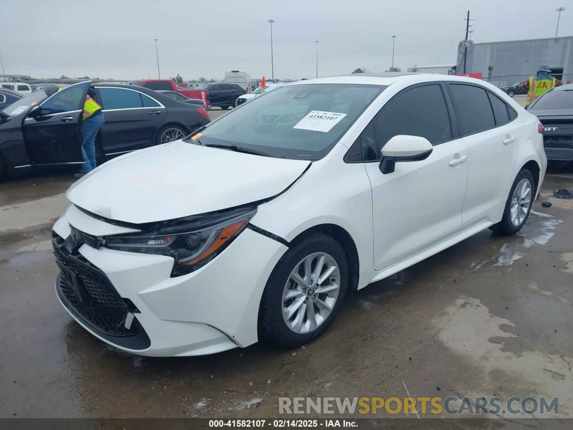 2 Photograph of a damaged car JTDHPRAE2LJ039992 TOYOTA COROLLA 2020