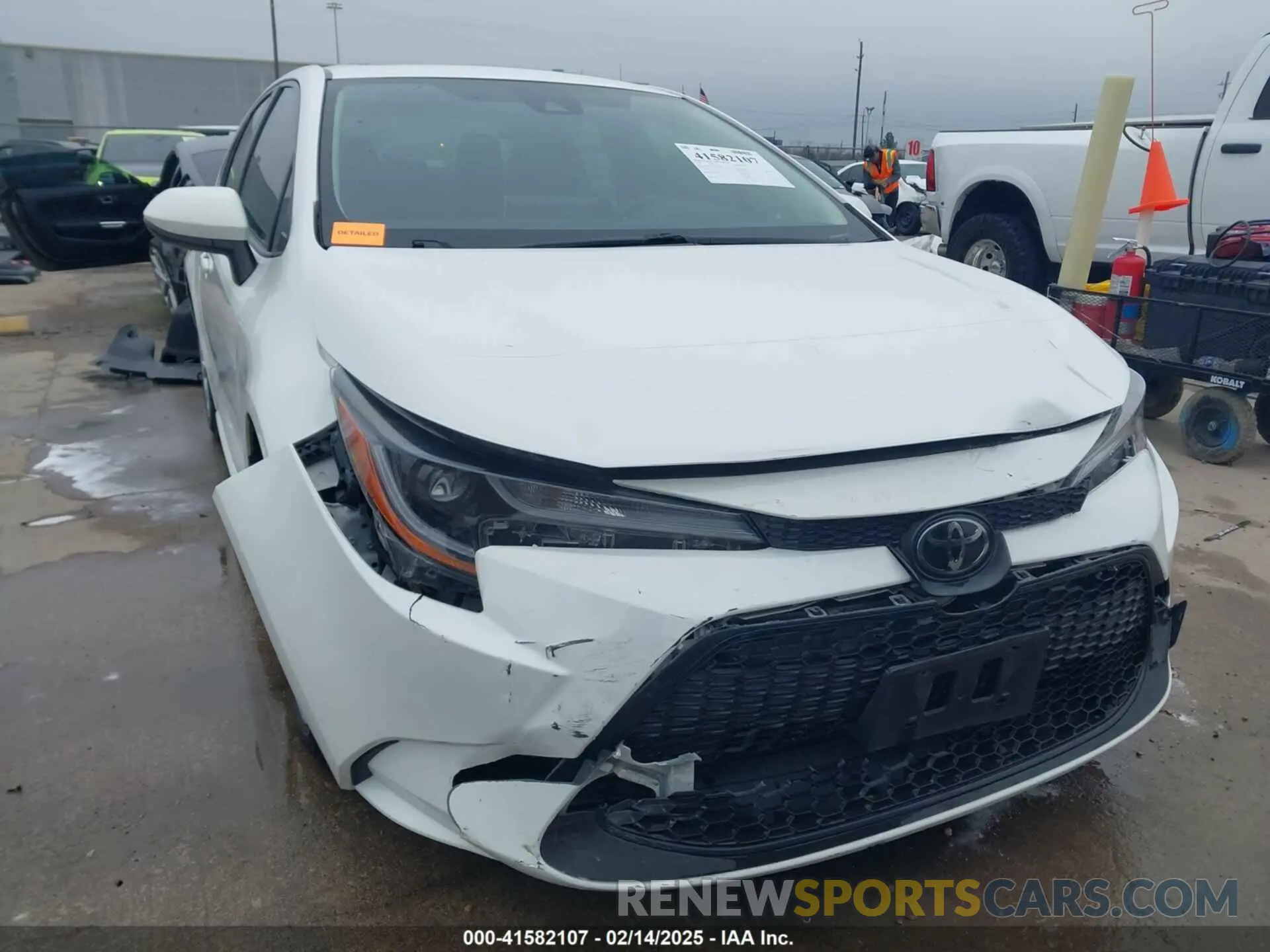 6 Photograph of a damaged car JTDHPRAE2LJ039992 TOYOTA COROLLA 2020