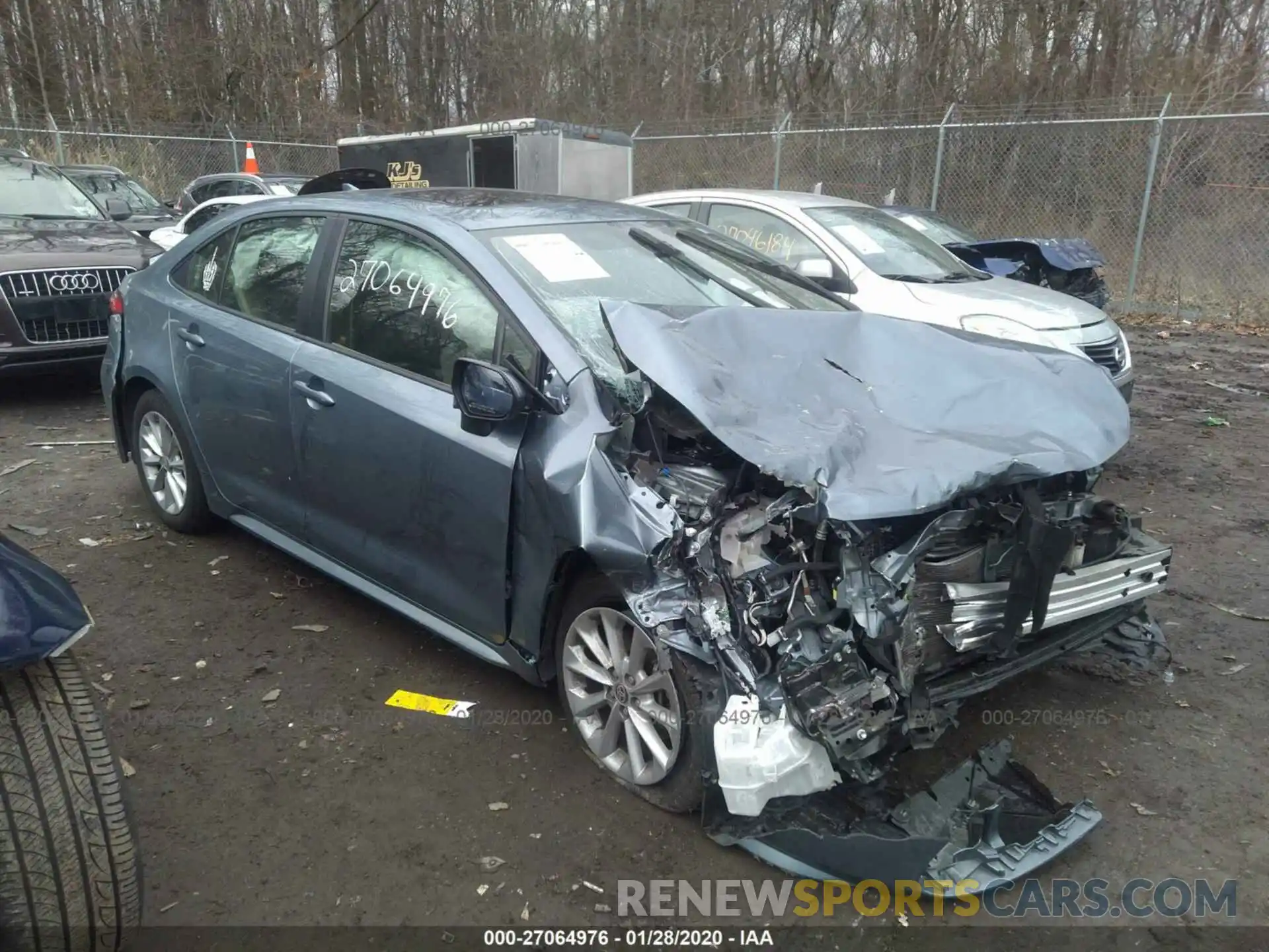 1 Photograph of a damaged car JTDHPRAE2LJ045887 TOYOTA COROLLA 2020