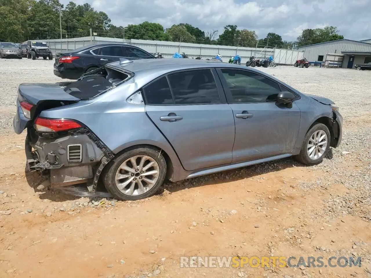 3 Photograph of a damaged car JTDHPRAE2LJ052970 TOYOTA COROLLA 2020