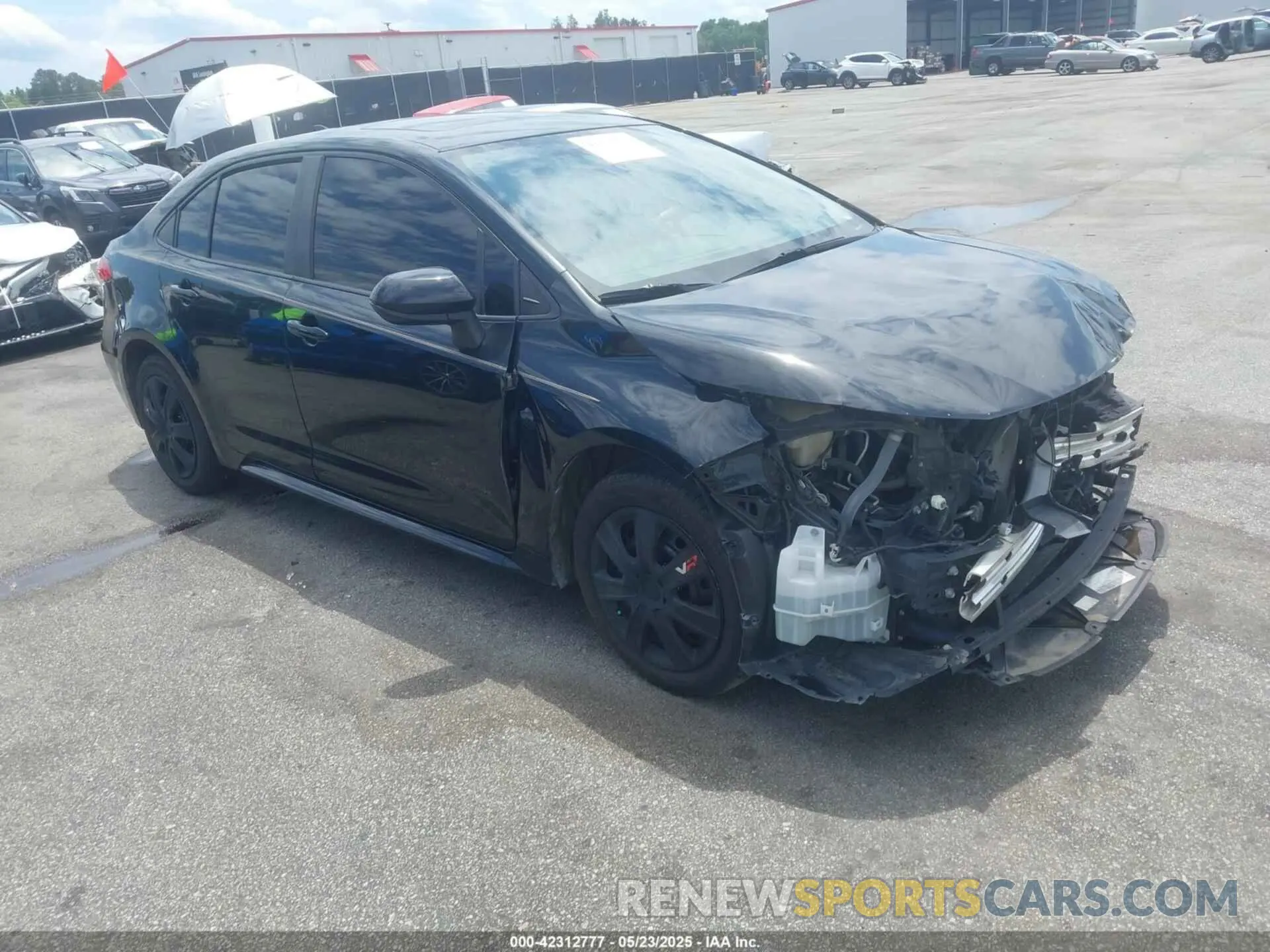 1 Photograph of a damaged car JTDHPRAE3LJ026247 TOYOTA COROLLA 2020