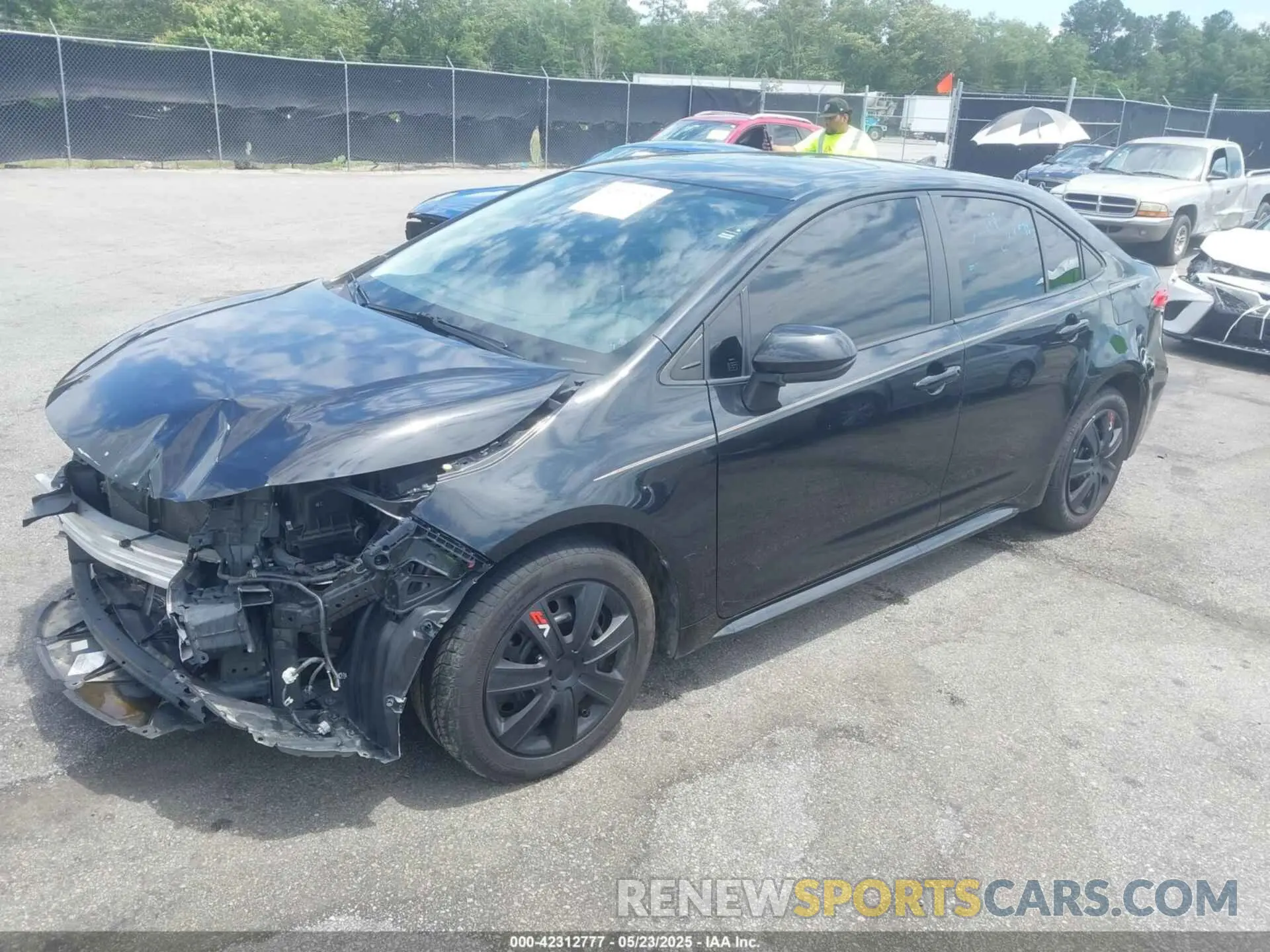2 Photograph of a damaged car JTDHPRAE3LJ026247 TOYOTA COROLLA 2020