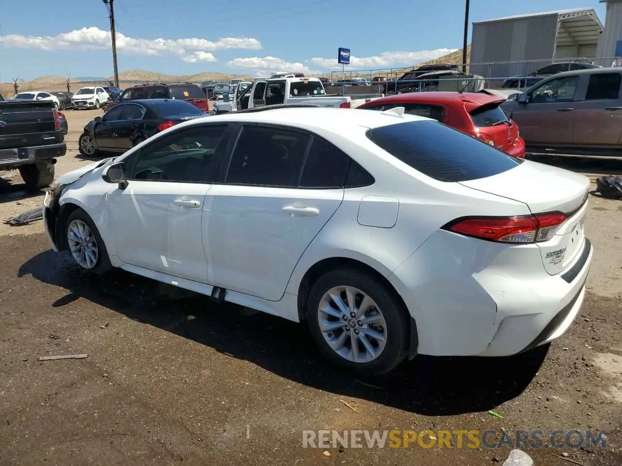 2 Photograph of a damaged car JTDHPRAE3LJ029357 TOYOTA COROLLA 2020