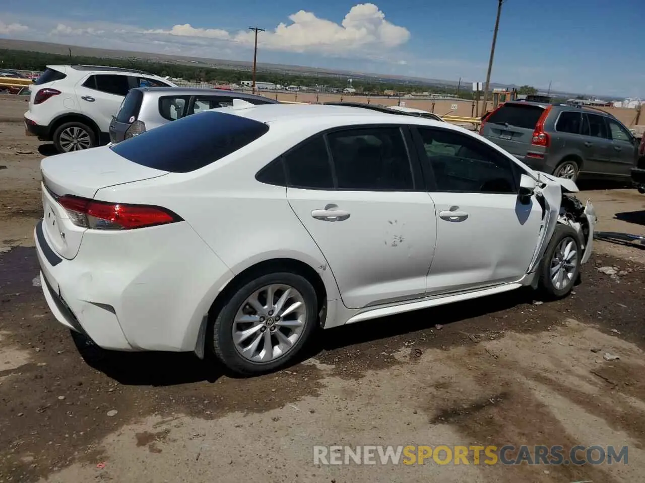 3 Photograph of a damaged car JTDHPRAE3LJ029357 TOYOTA COROLLA 2020
