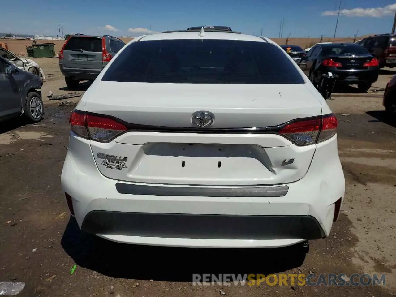 6 Photograph of a damaged car JTDHPRAE3LJ029357 TOYOTA COROLLA 2020