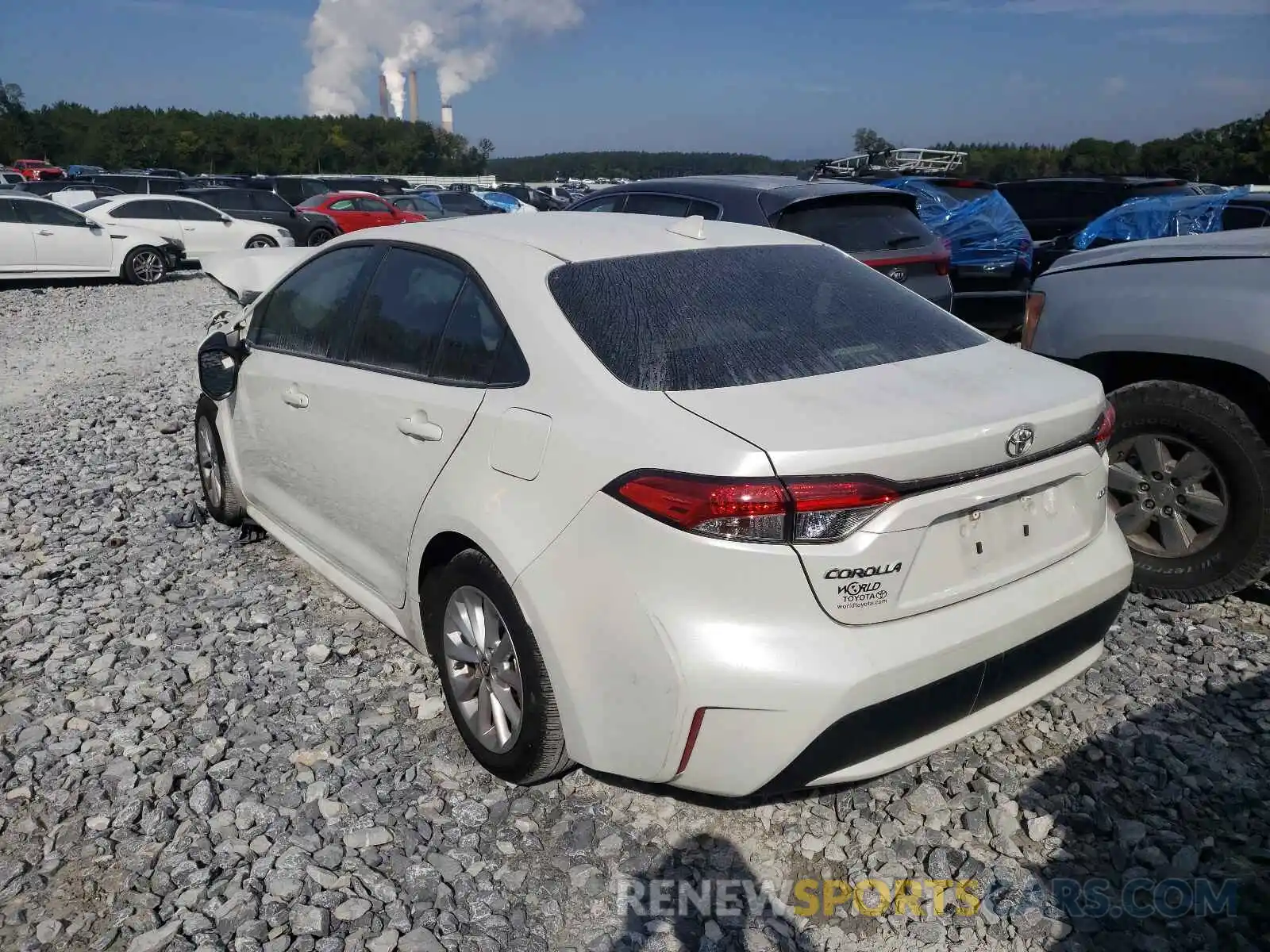 3 Photograph of a damaged car JTDHPRAE3LJ029729 TOYOTA COROLLA 2020