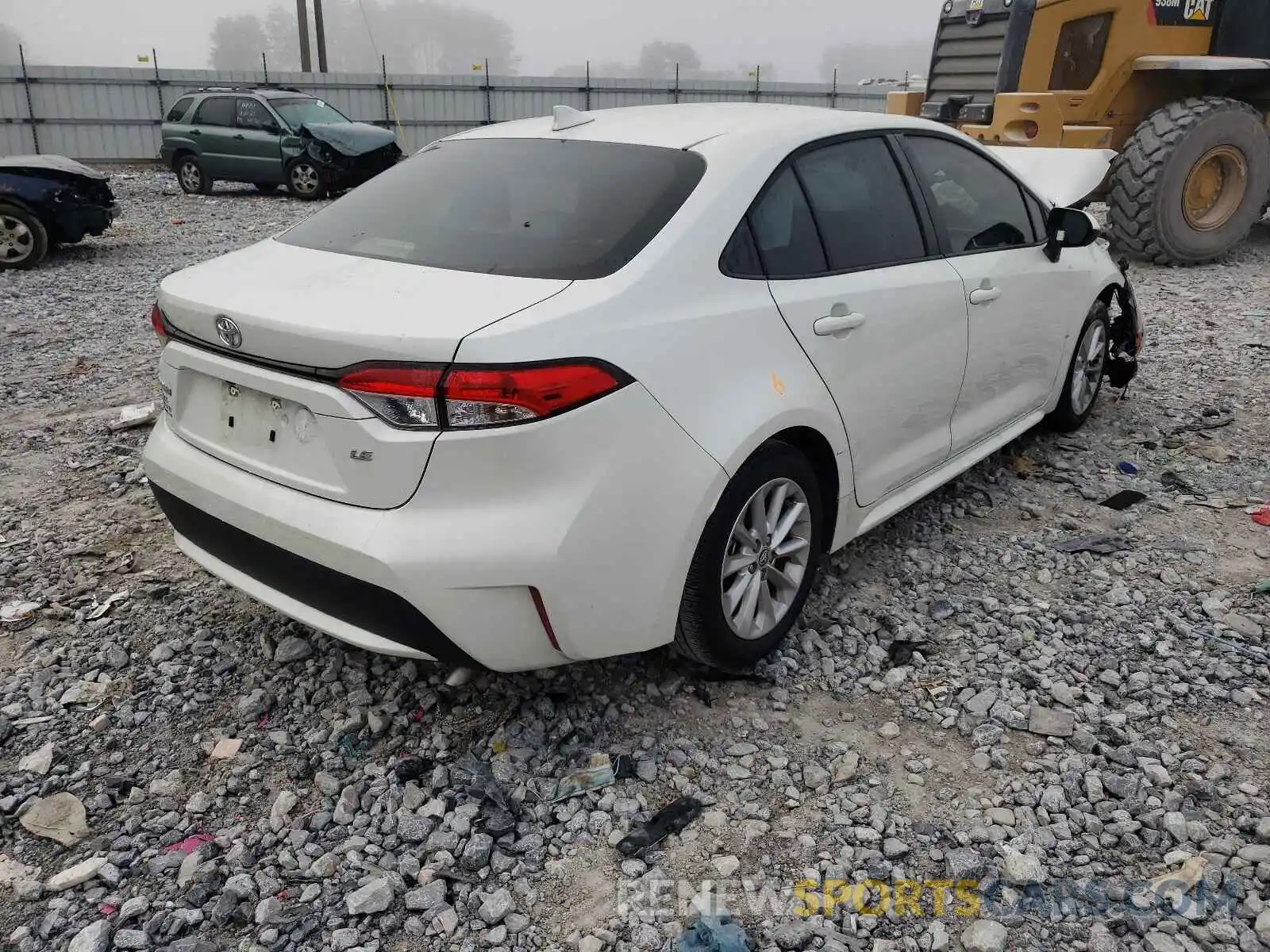 4 Photograph of a damaged car JTDHPRAE3LJ029729 TOYOTA COROLLA 2020