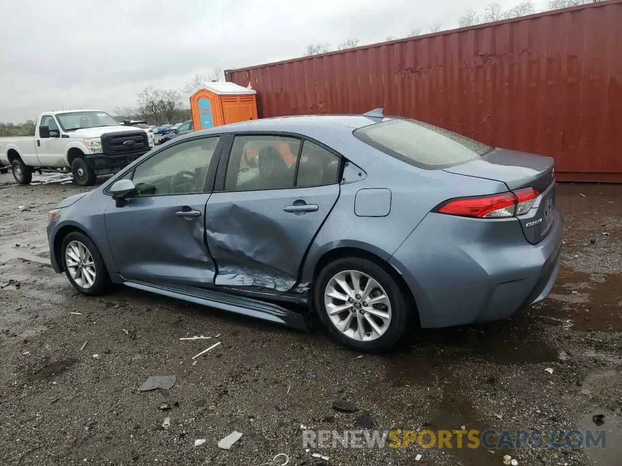 2 Photograph of a damaged car JTDHPRAE3LJ038463 TOYOTA COROLLA 2020