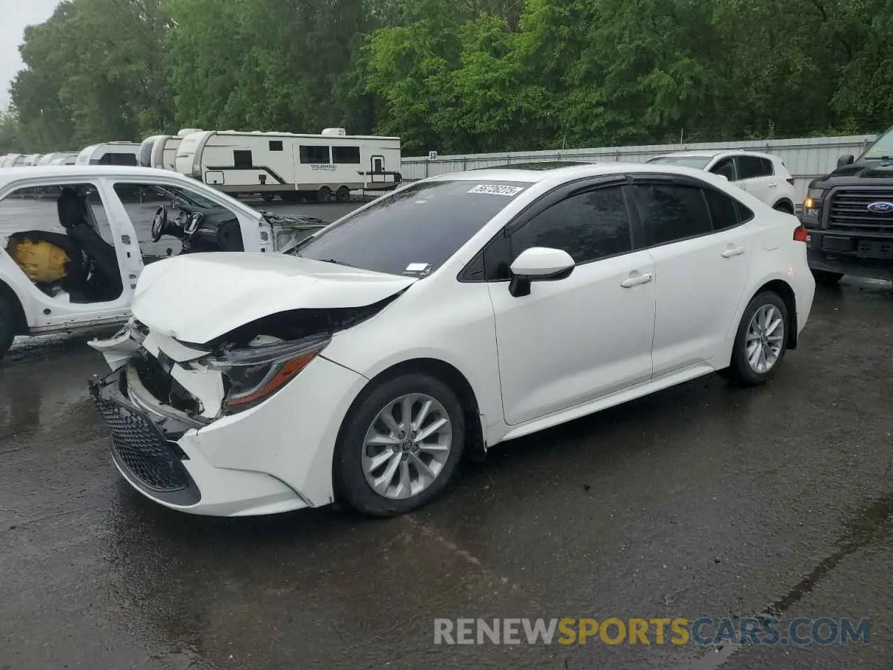 1 Photograph of a damaged car JTDHPRAE3LJ044635 TOYOTA COROLLA 2020