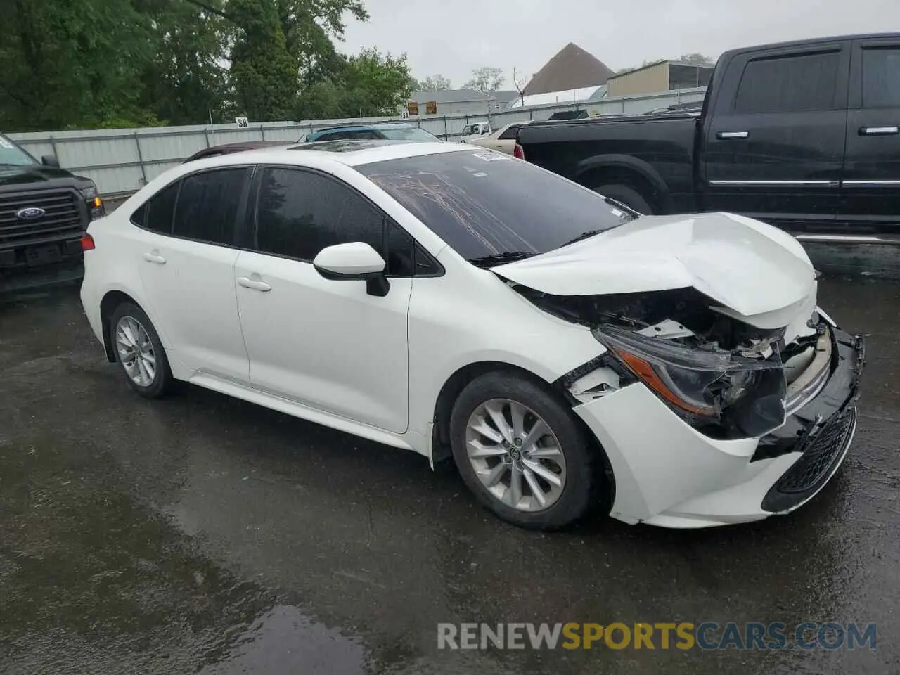 4 Photograph of a damaged car JTDHPRAE3LJ044635 TOYOTA COROLLA 2020