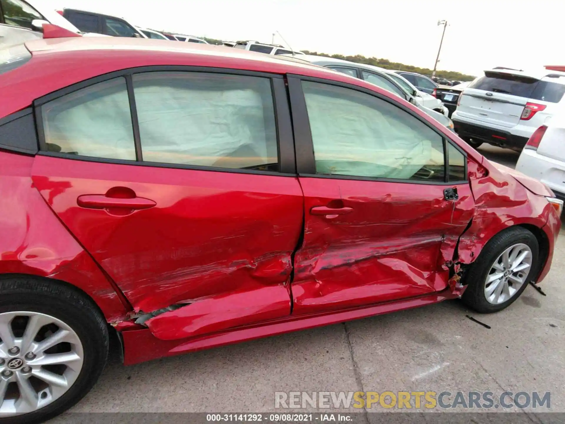 6 Photograph of a damaged car JTDHPRAE4LJ000837 TOYOTA COROLLA 2020