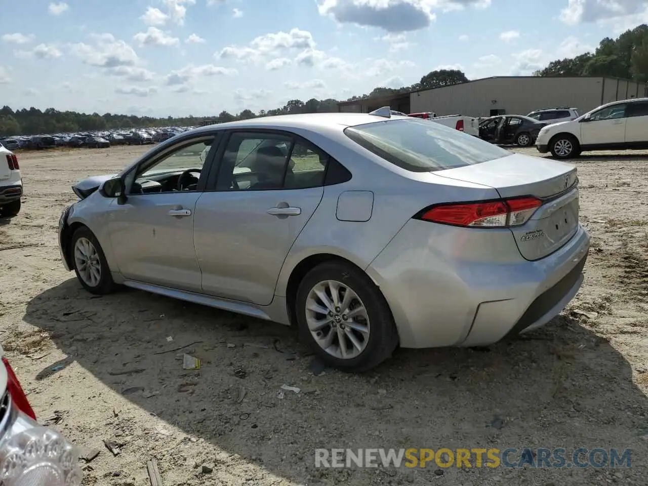 2 Photograph of a damaged car JTDHPRAE4LJ060858 TOYOTA COROLLA 2020