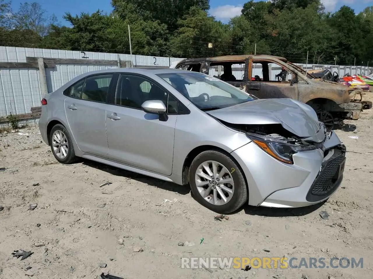 4 Photograph of a damaged car JTDHPRAE4LJ060858 TOYOTA COROLLA 2020