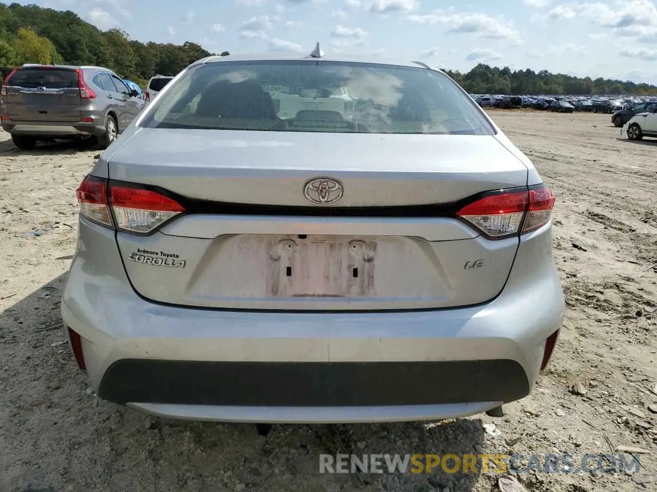 6 Photograph of a damaged car JTDHPRAE4LJ060858 TOYOTA COROLLA 2020