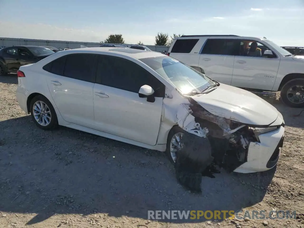 4 Photograph of a damaged car JTDHPRAE4LJ070208 TOYOTA COROLLA 2020