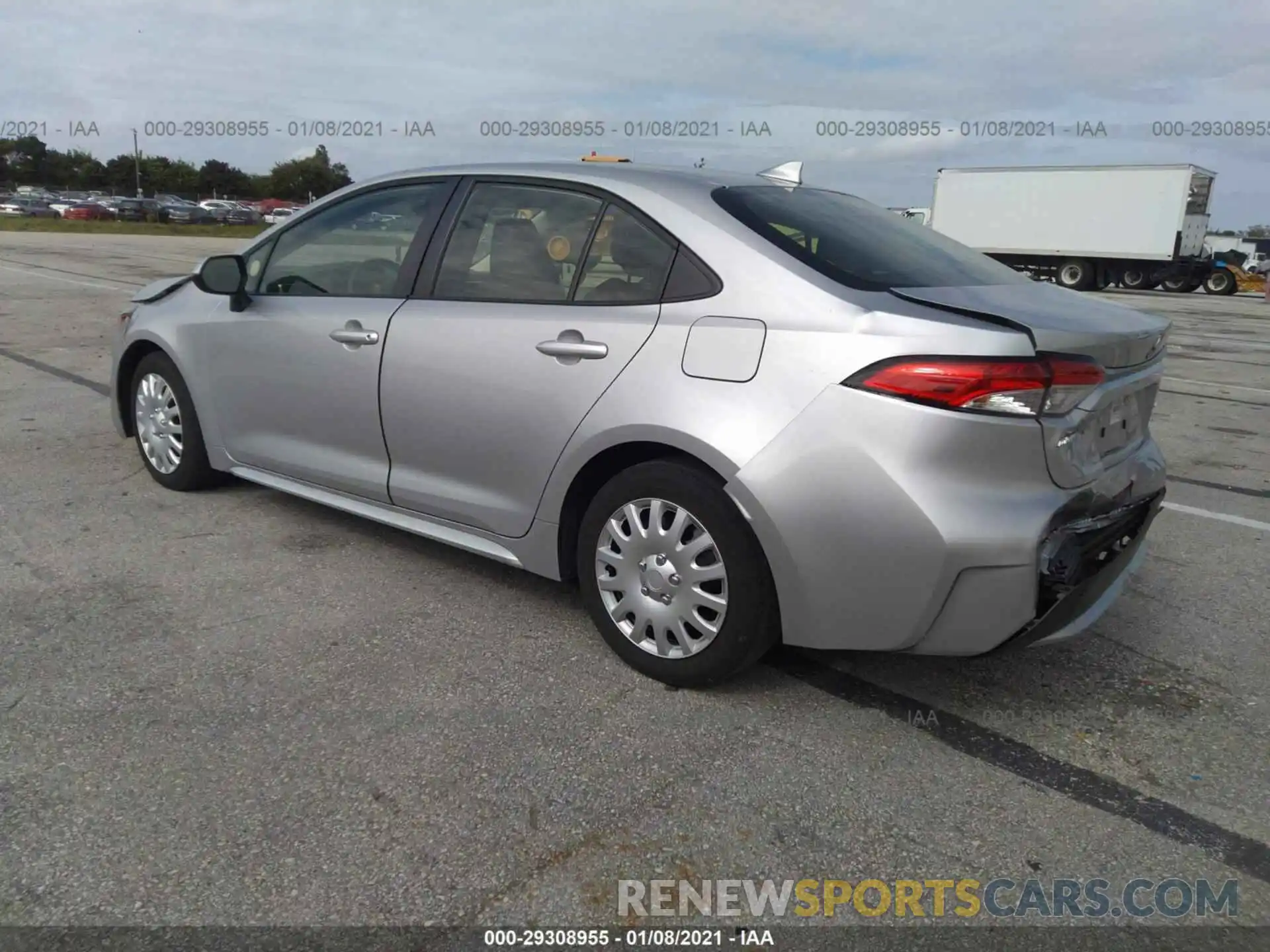 3 Photograph of a damaged car JTDHPRAE5LJ013743 TOYOTA COROLLA 2020