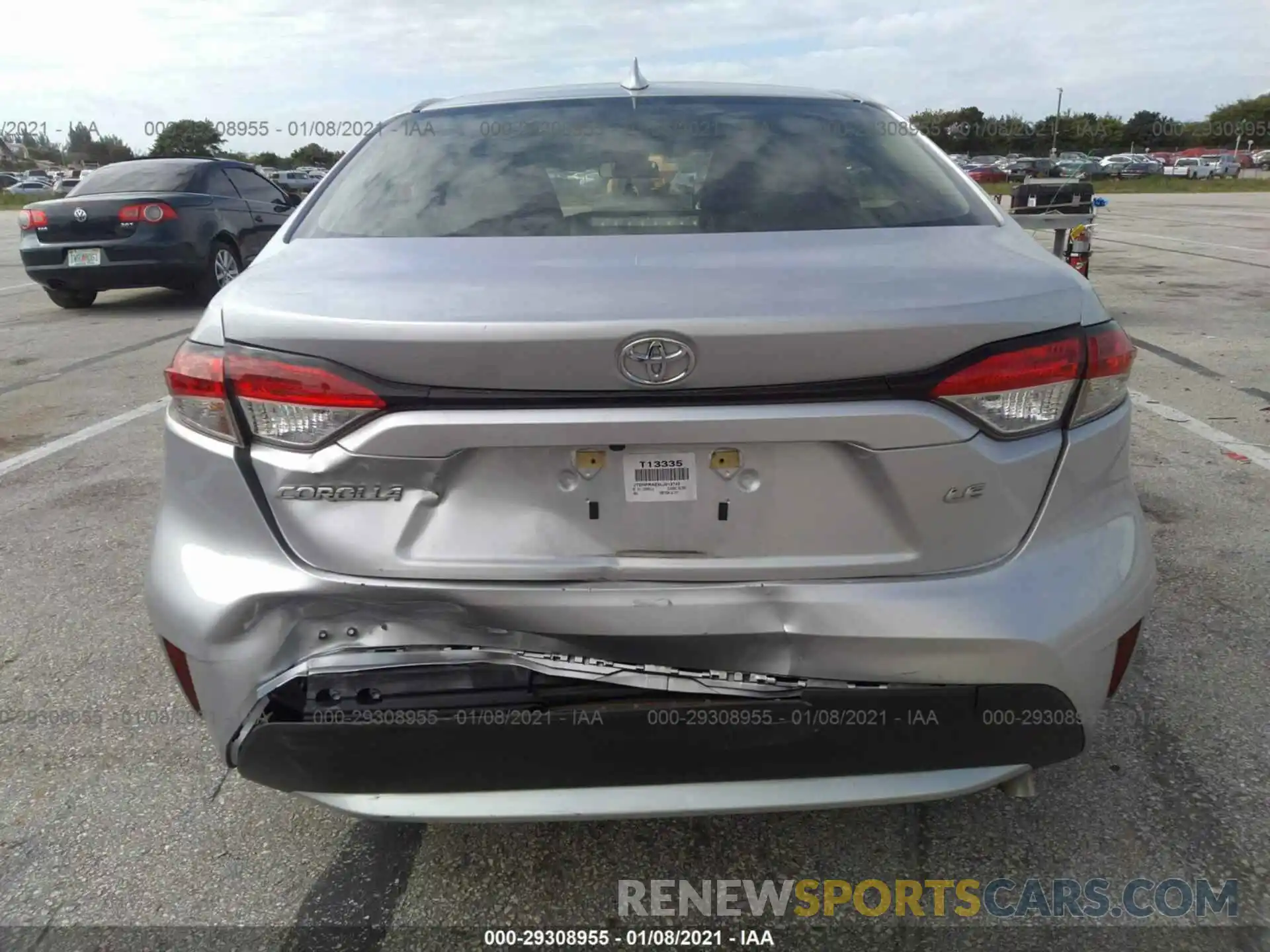 6 Photograph of a damaged car JTDHPRAE5LJ013743 TOYOTA COROLLA 2020