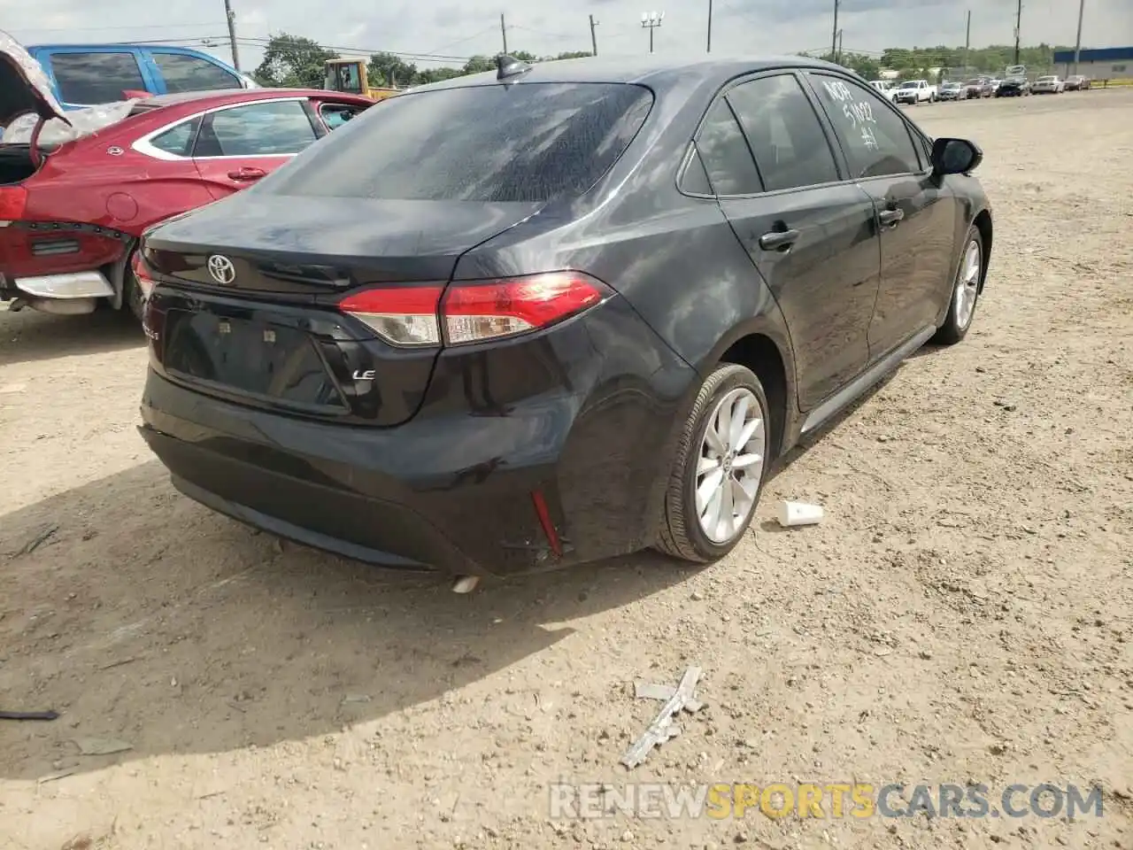 4 Photograph of a damaged car JTDHPRAE5LJ041879 TOYOTA COROLLA 2020