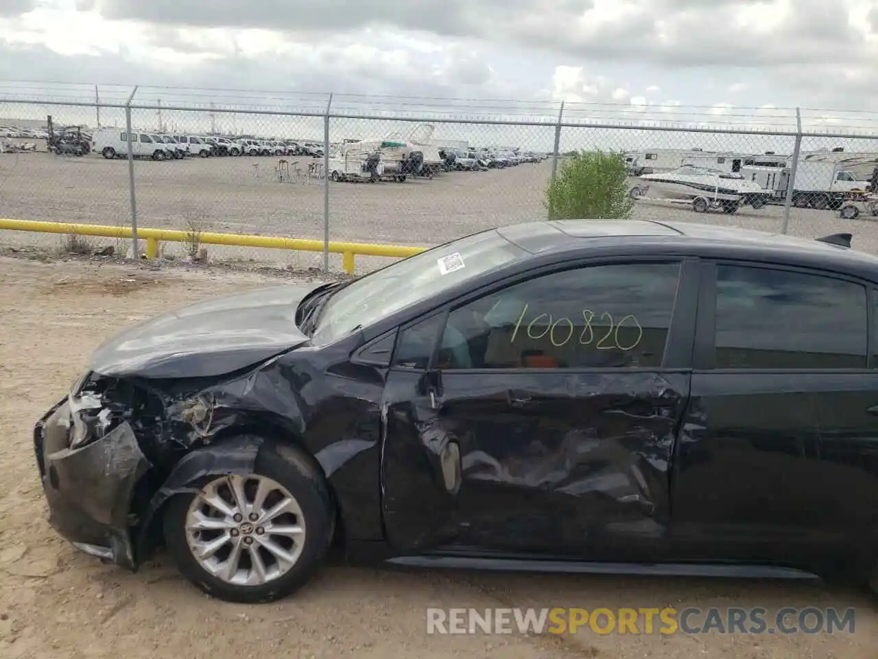 9 Photograph of a damaged car JTDHPRAE5LJ041879 TOYOTA COROLLA 2020