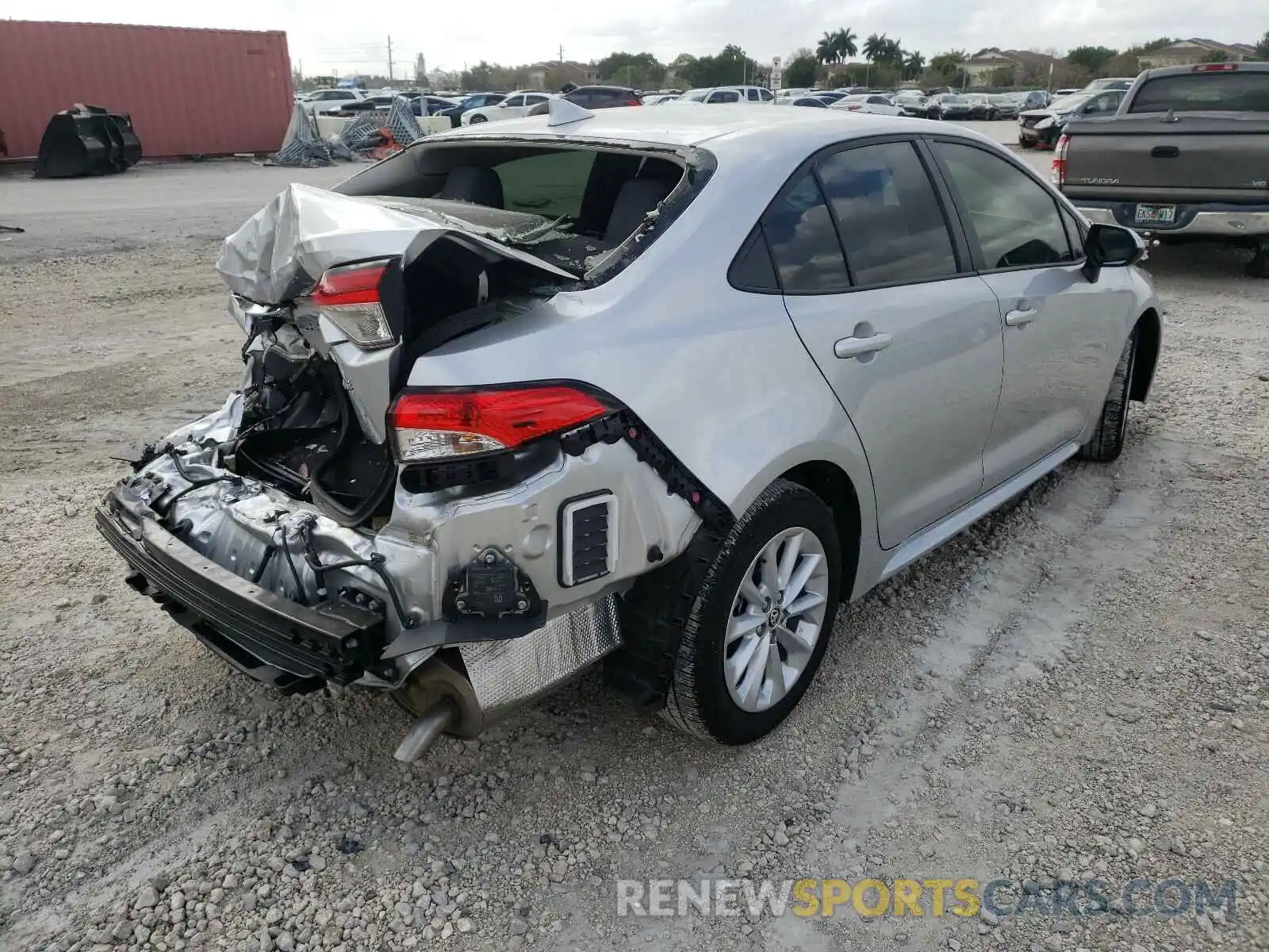 4 Photograph of a damaged car JTDHPRAE5LJ068435 TOYOTA COROLLA 2020