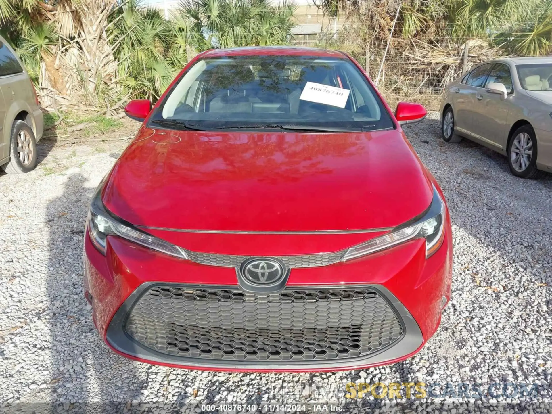 11 Photograph of a damaged car JTDHPRAE6LJ008826 TOYOTA COROLLA 2020