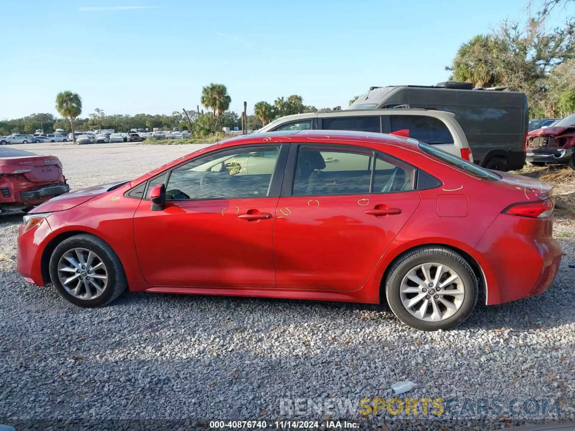 13 Photograph of a damaged car JTDHPRAE6LJ008826 TOYOTA COROLLA 2020