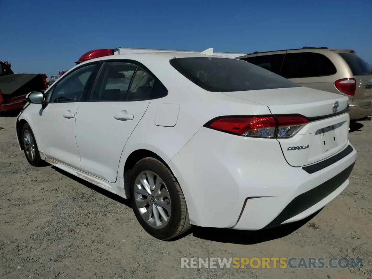 2 Photograph of a damaged car JTDHPRAE6LJ012942 TOYOTA COROLLA 2020