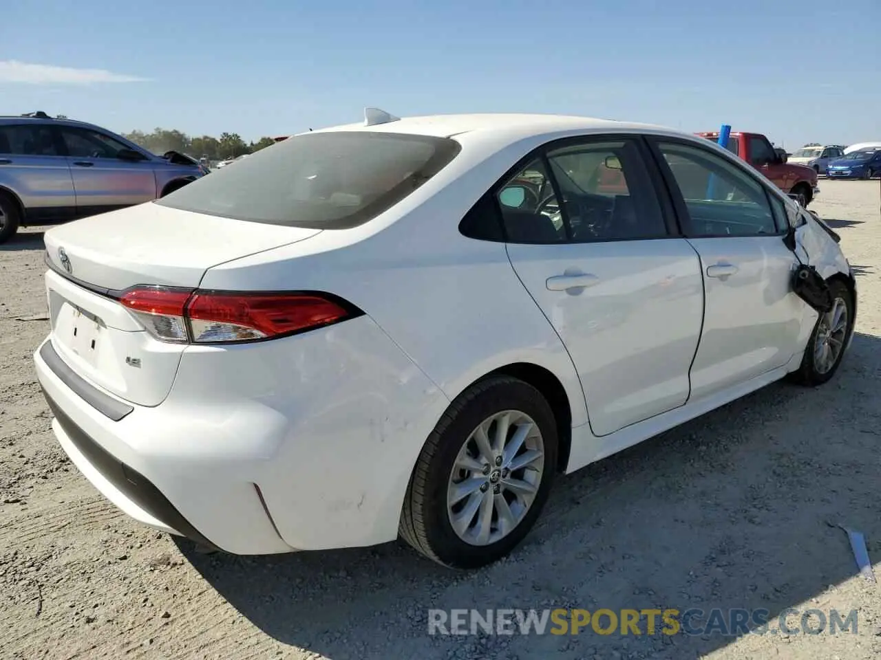 3 Photograph of a damaged car JTDHPRAE6LJ012942 TOYOTA COROLLA 2020