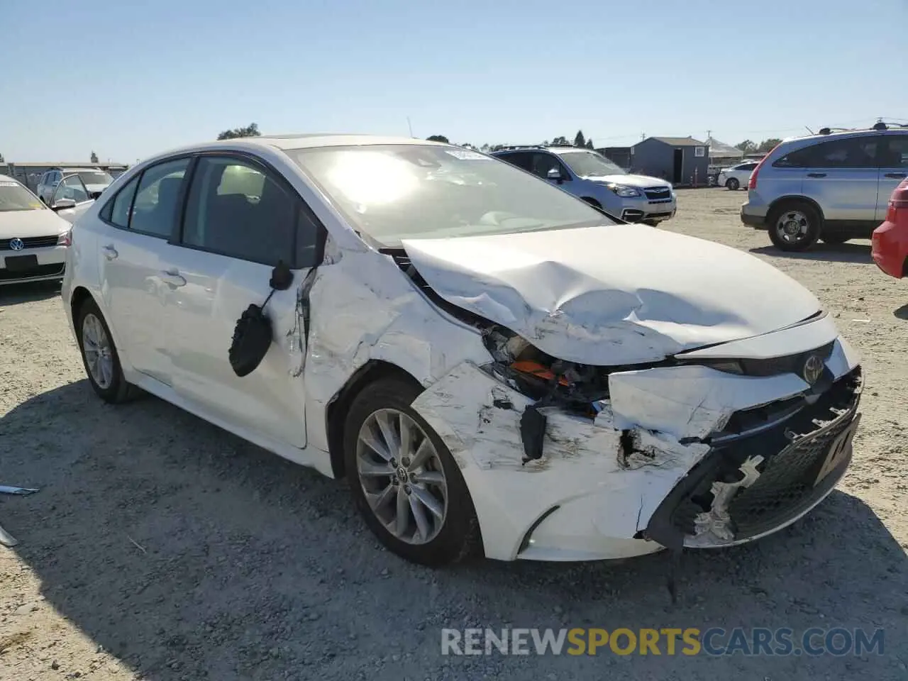 4 Photograph of a damaged car JTDHPRAE6LJ012942 TOYOTA COROLLA 2020