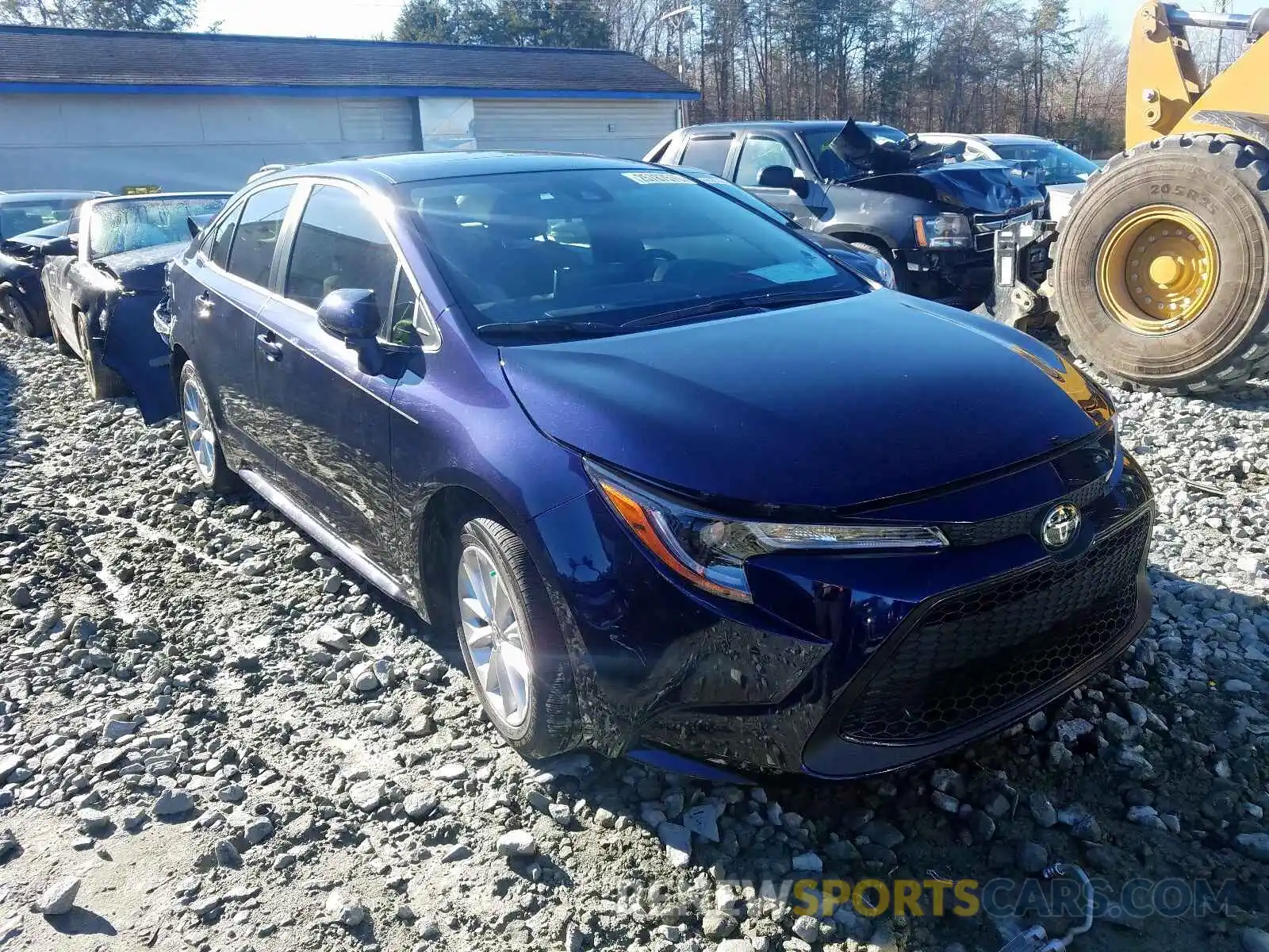 1 Photograph of a damaged car JTDHPRAE6LJ059680 TOYOTA COROLLA 2020