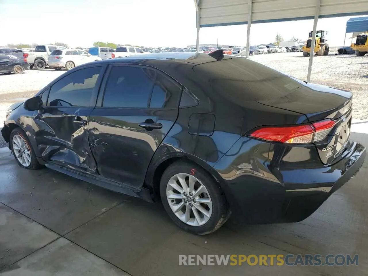 2 Photograph of a damaged car JTDHPRAE7LJ005949 TOYOTA COROLLA 2020