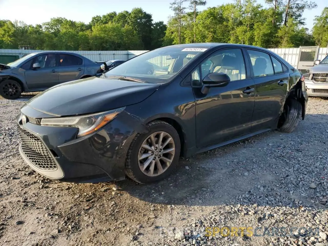 1 Photograph of a damaged car JTDHPRAE7LJ014229 TOYOTA COROLLA 2020
