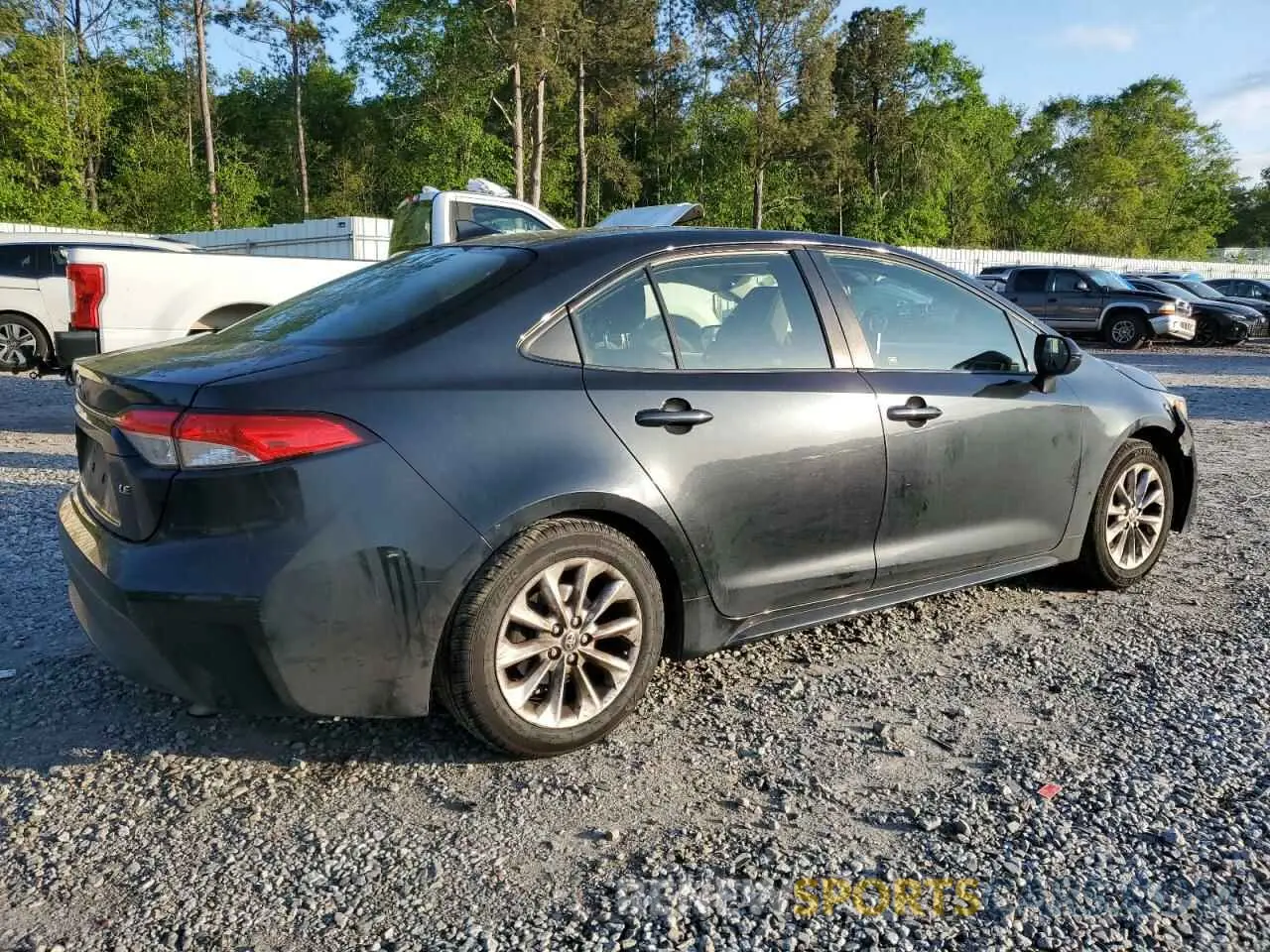 3 Photograph of a damaged car JTDHPRAE7LJ014229 TOYOTA COROLLA 2020