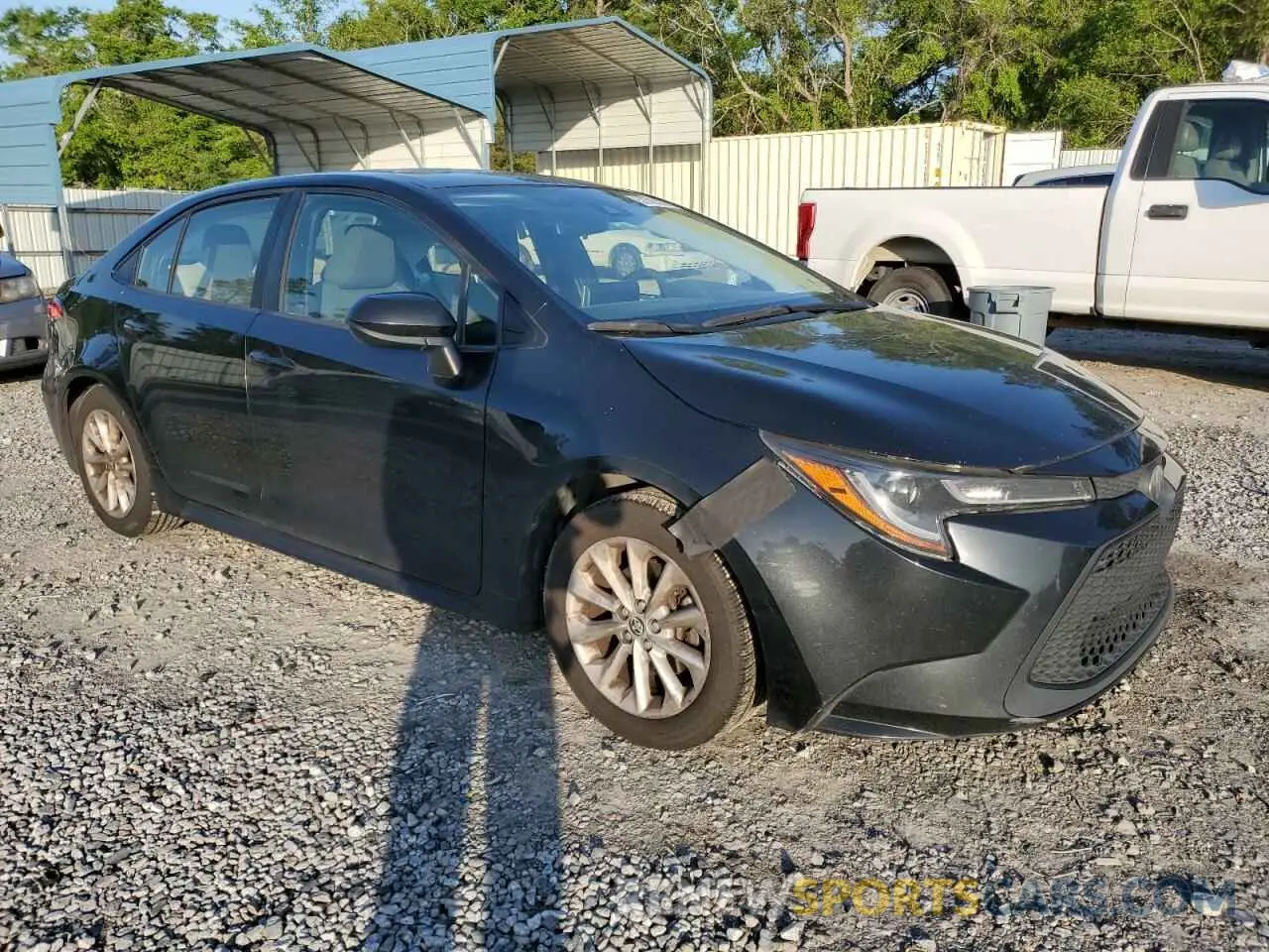 4 Photograph of a damaged car JTDHPRAE7LJ014229 TOYOTA COROLLA 2020