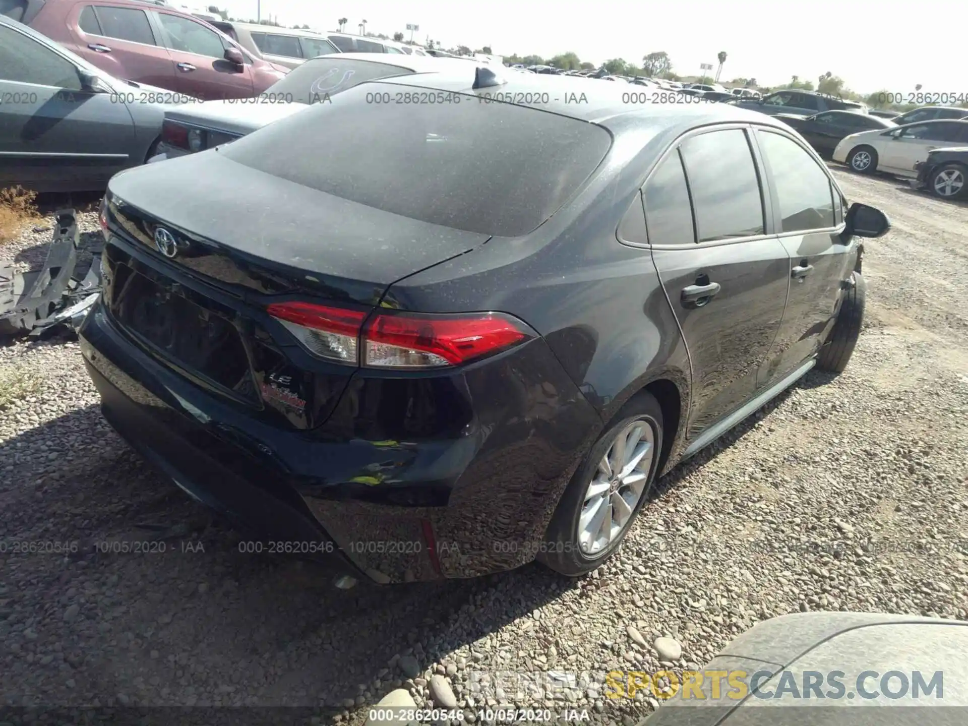 4 Photograph of a damaged car JTDHPRAE8LJ013168 TOYOTA COROLLA 2020