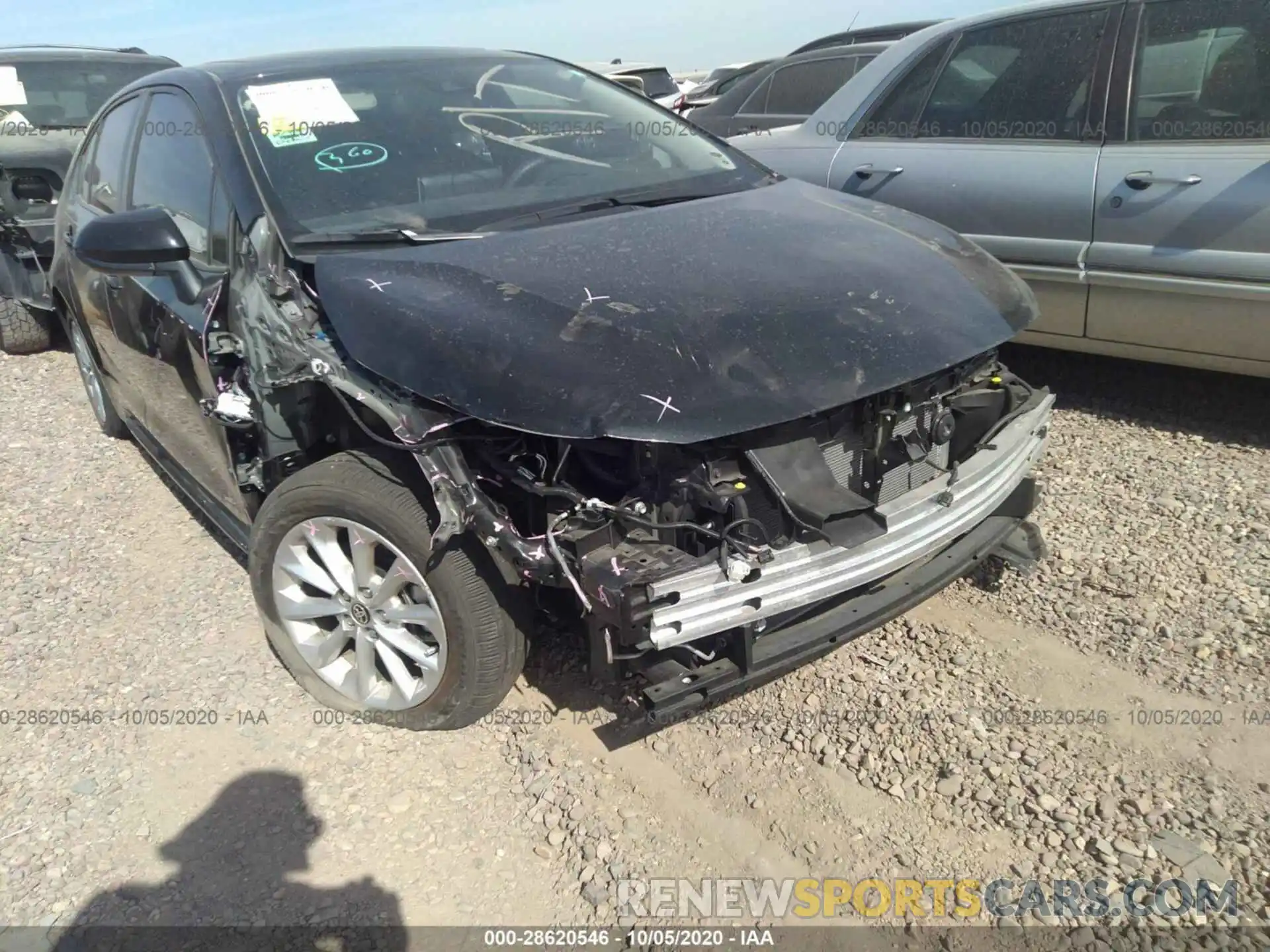 6 Photograph of a damaged car JTDHPRAE8LJ013168 TOYOTA COROLLA 2020