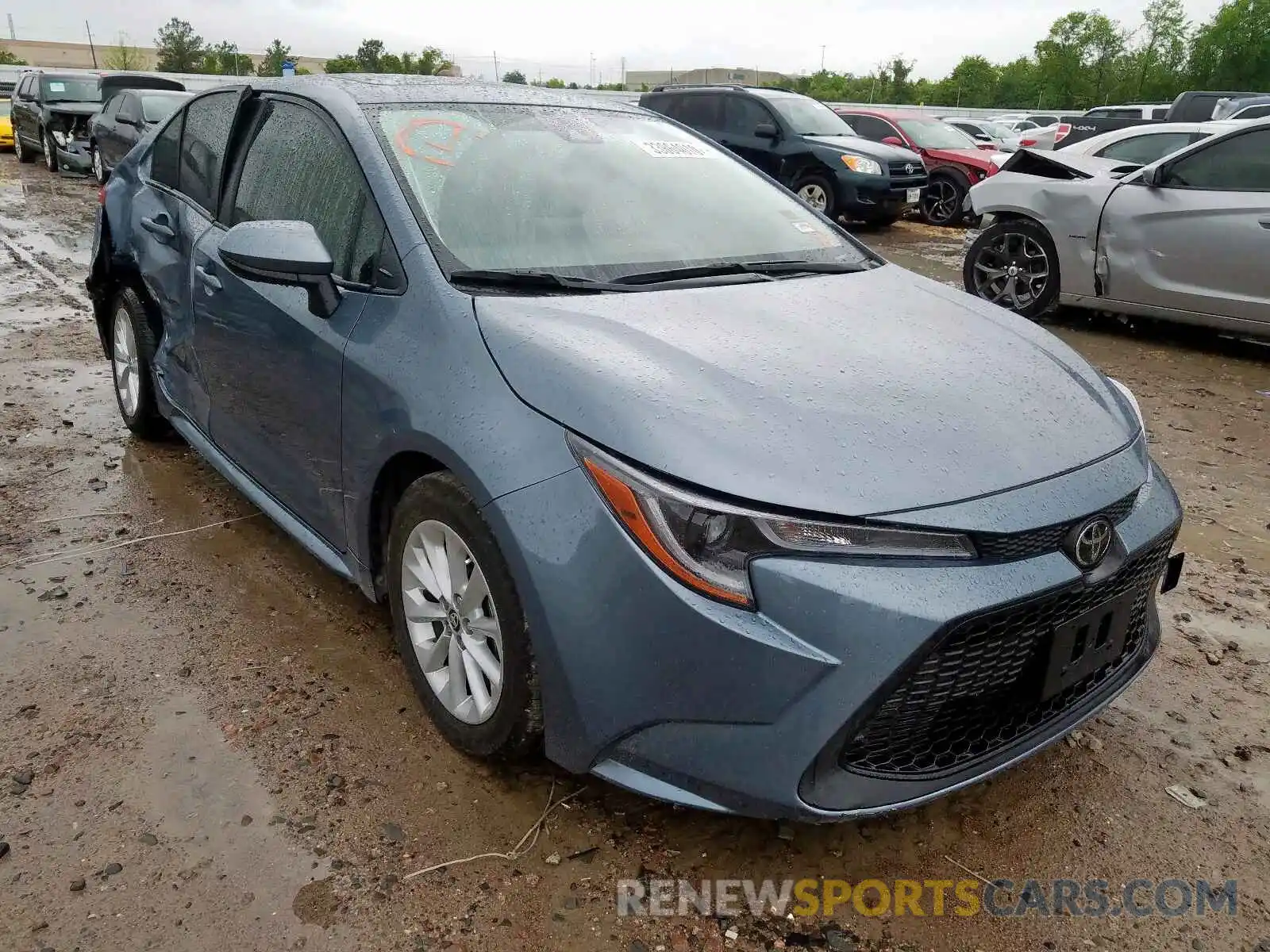 1 Photograph of a damaged car JTDHPRAE8LJ026003 TOYOTA COROLLA 2020