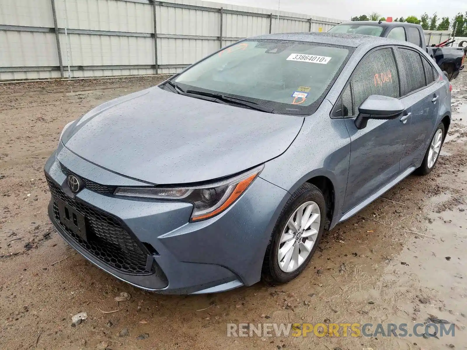 2 Photograph of a damaged car JTDHPRAE8LJ026003 TOYOTA COROLLA 2020