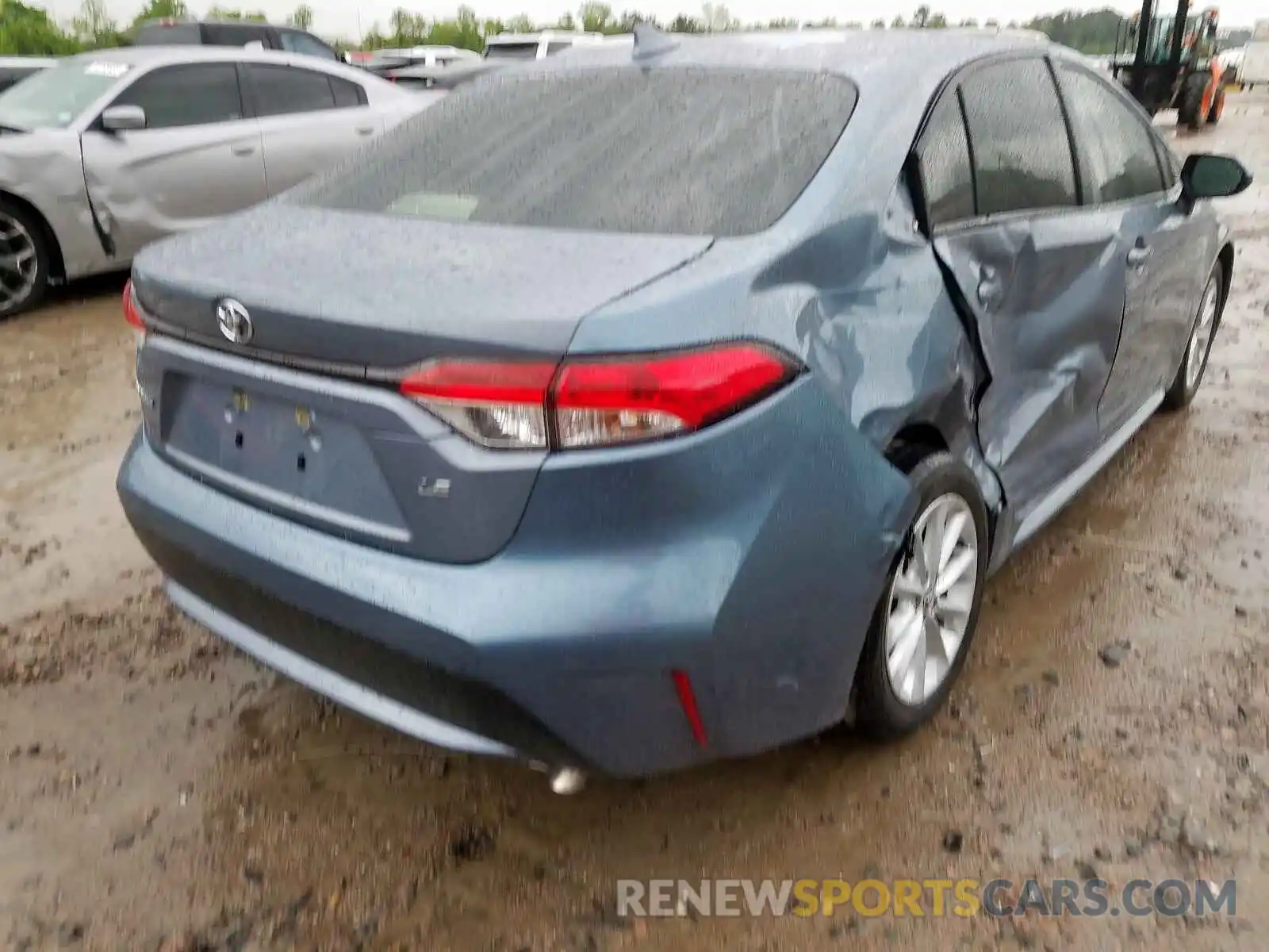 4 Photograph of a damaged car JTDHPRAE8LJ026003 TOYOTA COROLLA 2020