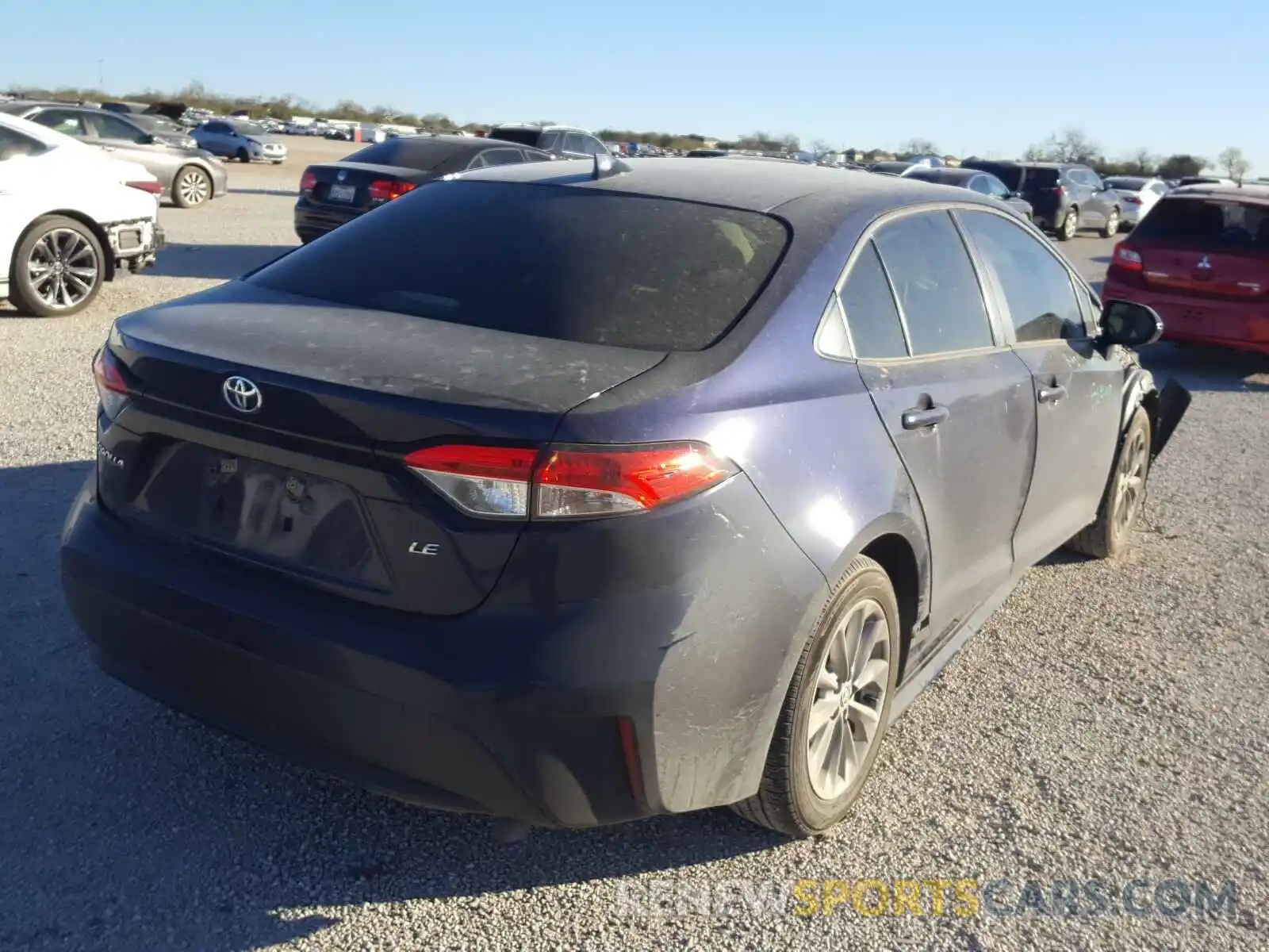 4 Photograph of a damaged car JTDHPRAE8LJ050088 TOYOTA COROLLA 2020