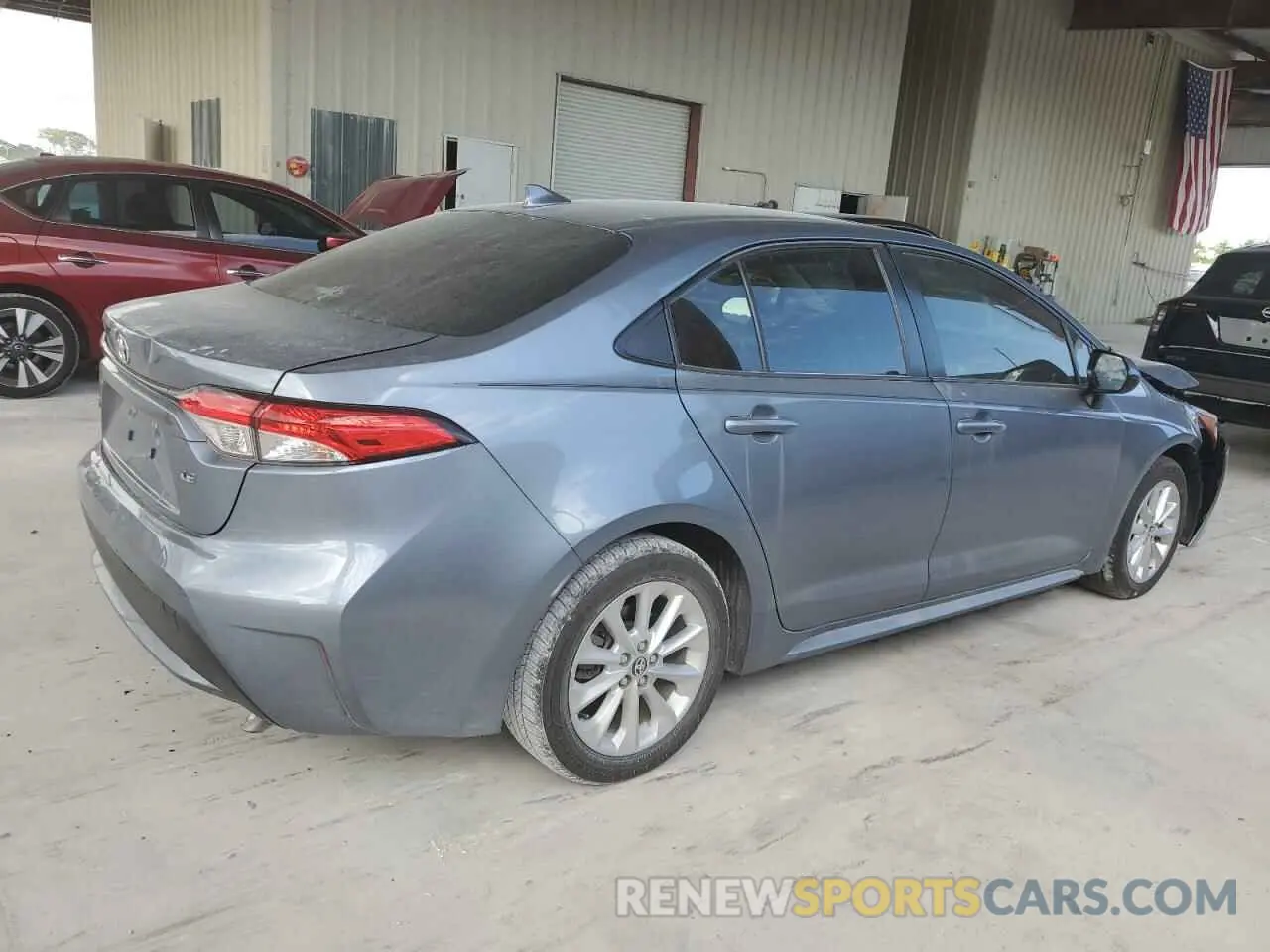 3 Photograph of a damaged car JTDHPRAE8LJ057526 TOYOTA COROLLA 2020